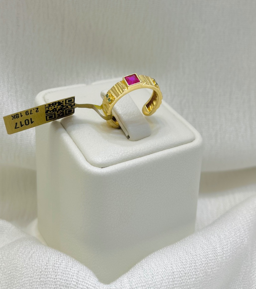 خاتم — كيرمينا — عيار 18 — صورة 1