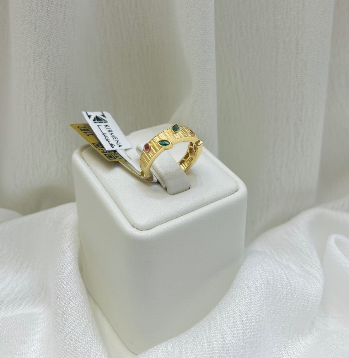 خاتم — كيرمينا — عيار 18 — صورة 1