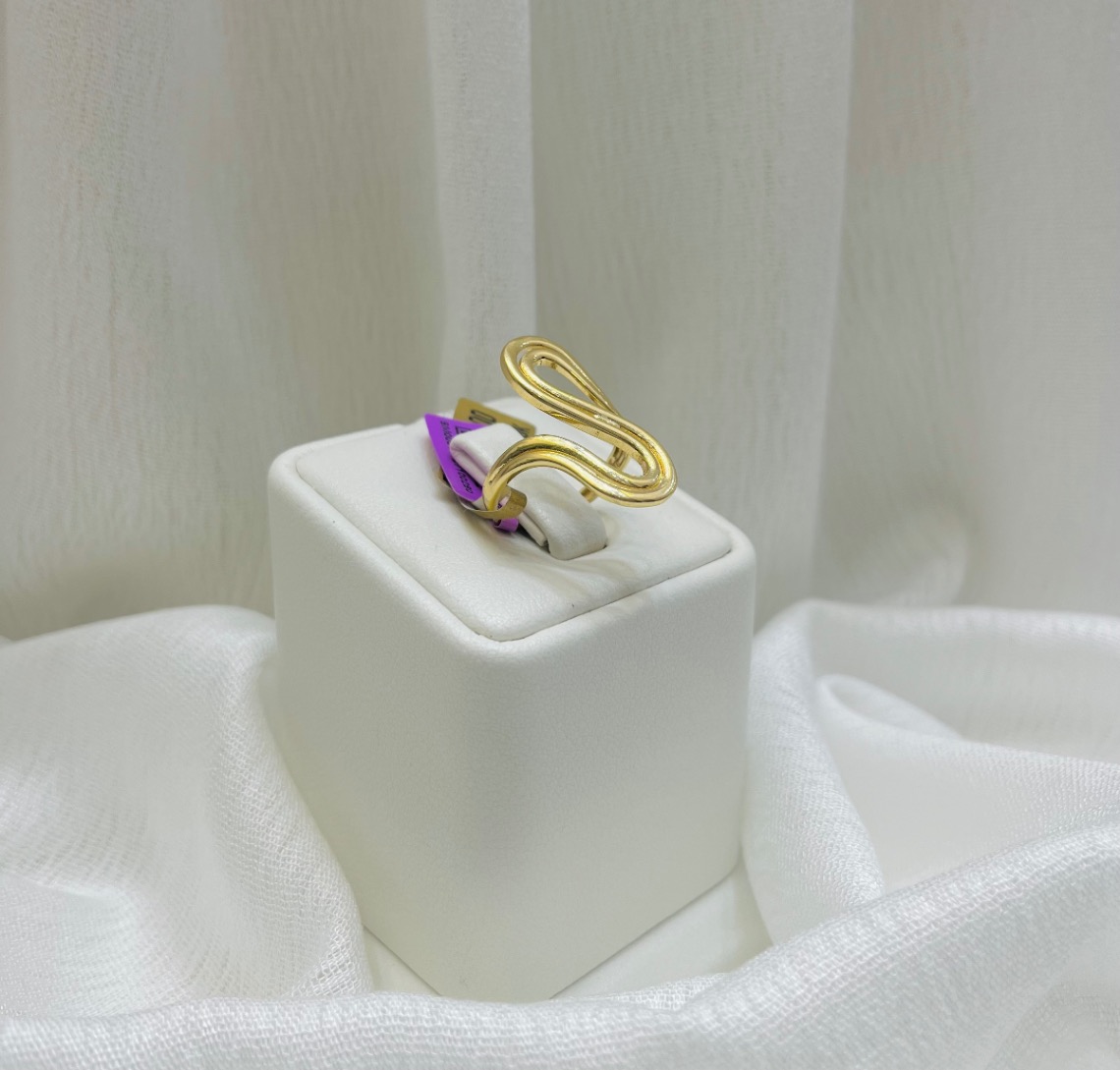 خاتم — سمايل — عيار 18 — صورة 1