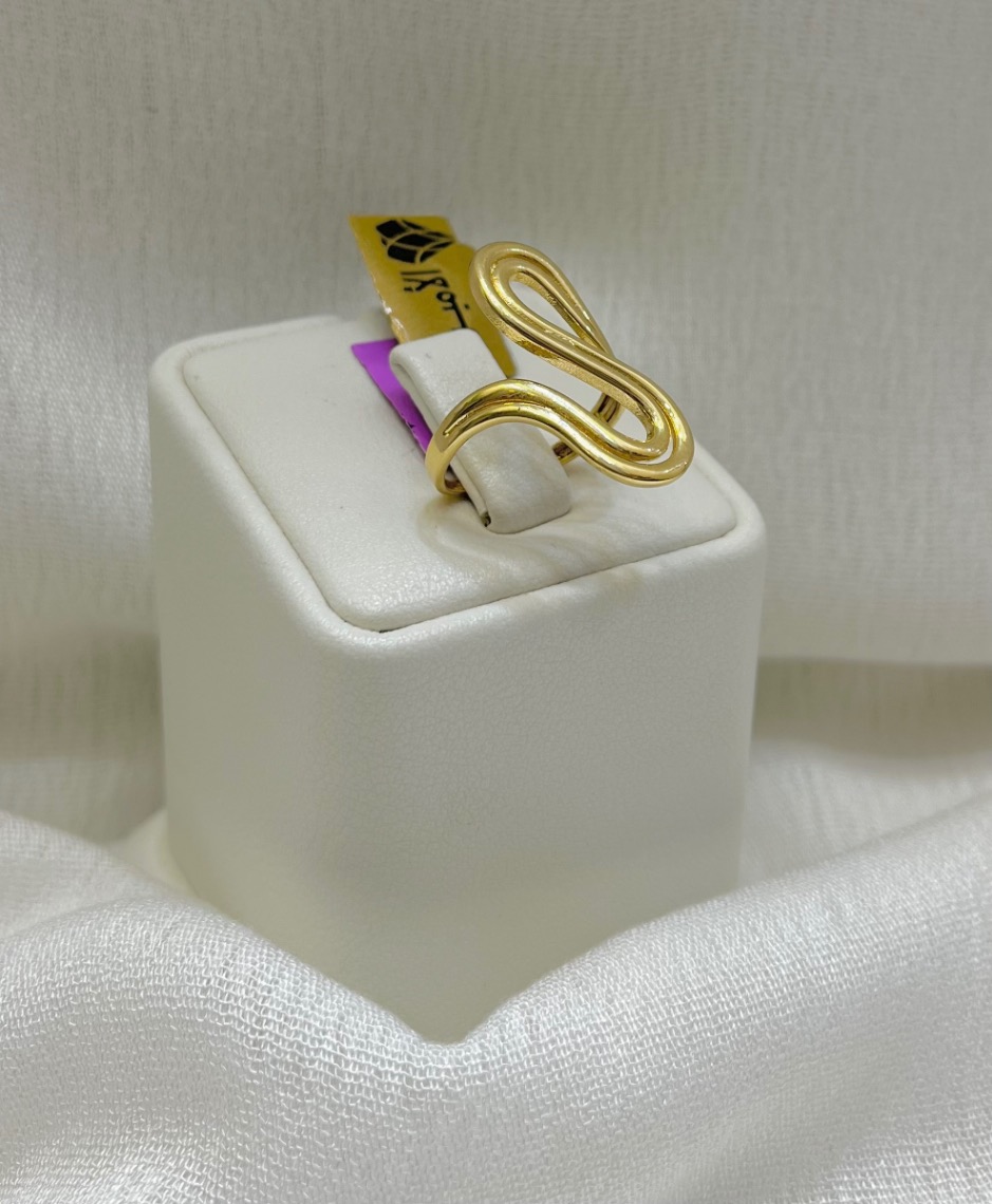 خاتم — سمايل — عيار 18 — صورة 2