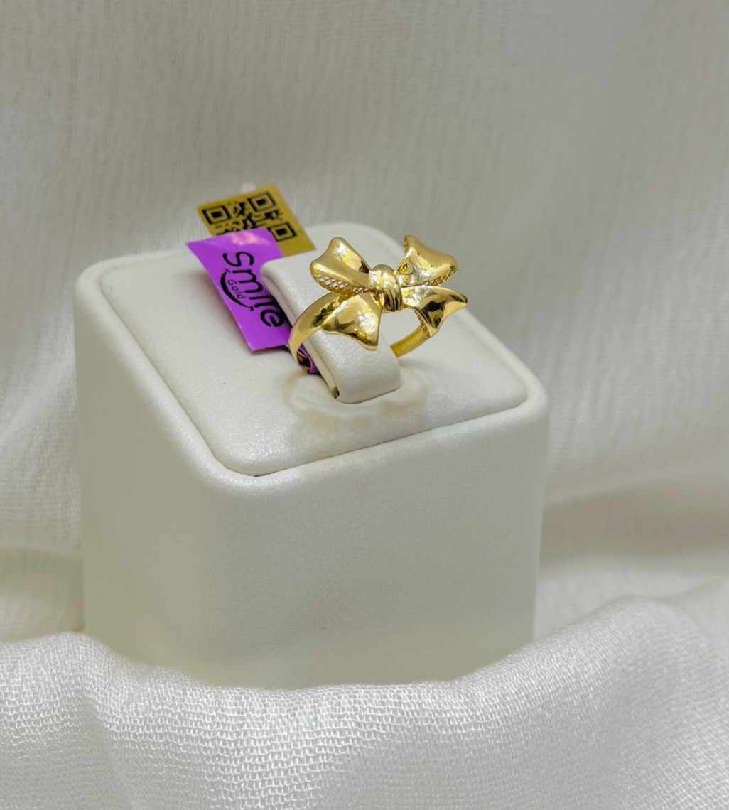 خاتم — سمايل — عيار 18 — صورة 1