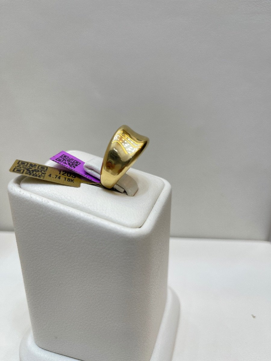 خاتم — سمايل — عيار 18 — صورة 3