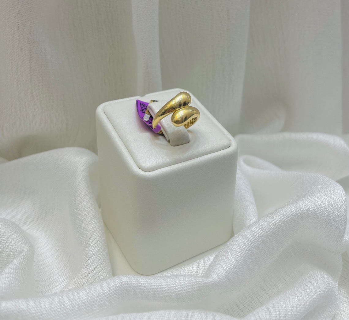 خاتم — سمايل — عيار 18 — صورة 2