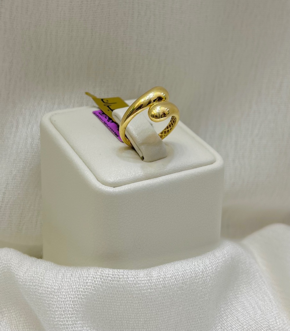 خاتم — سمايل — عيار 18 — صورة 1