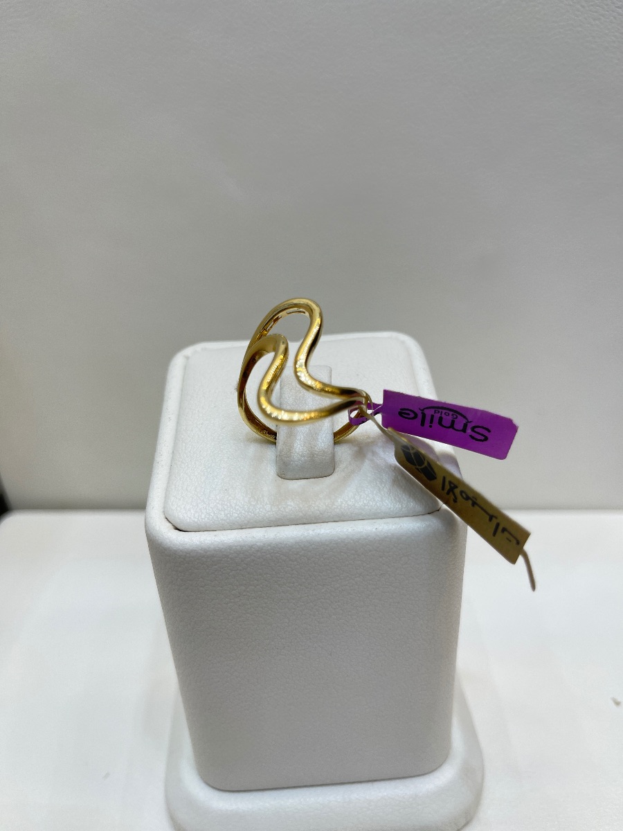 خاتم — سمايل — عيار 18 — صورة 2