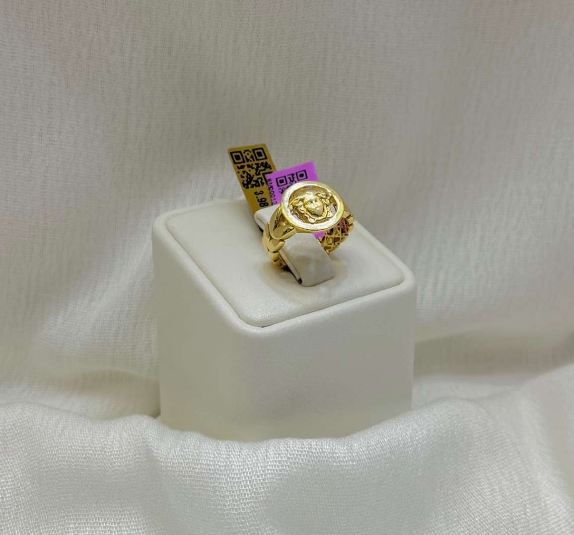 خاتم — سمايل — عيار 18 — صورة 1