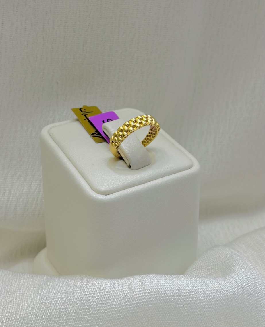 خاتم — سمايل — عيار 18 — صورة 1