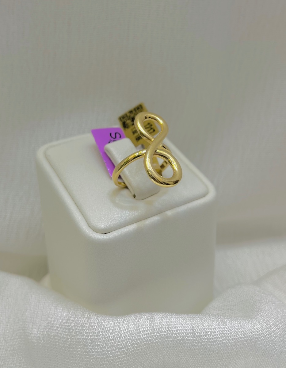 خاتم — سمايل — عيار 18 — صورة 1