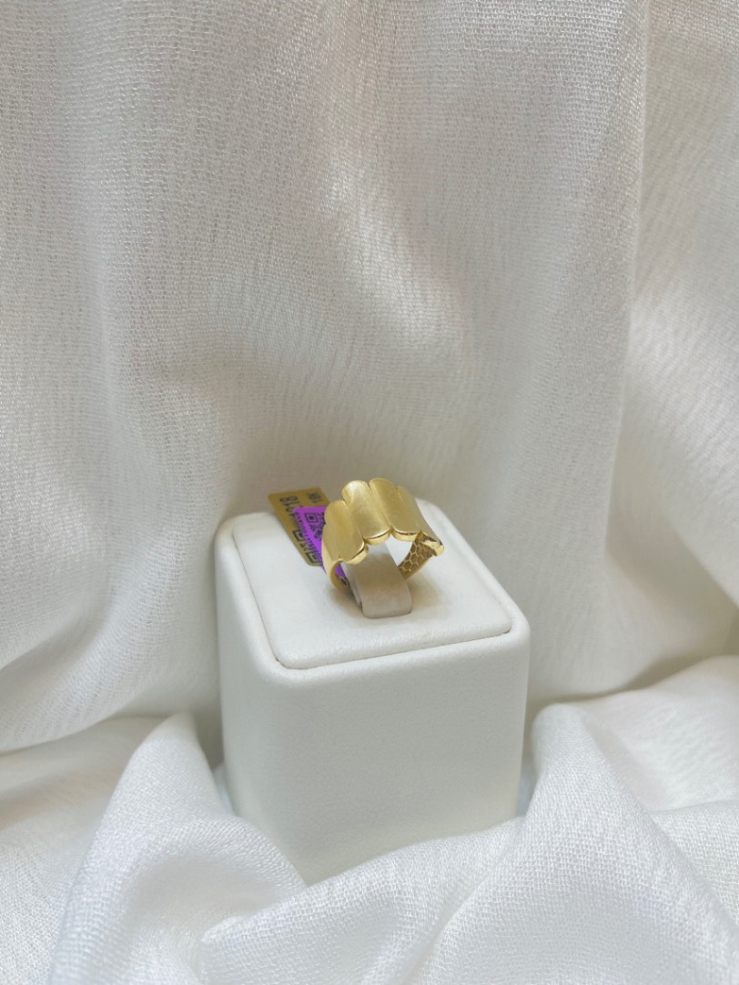 خاتم — سمايل — عيار 18 — صورة 1