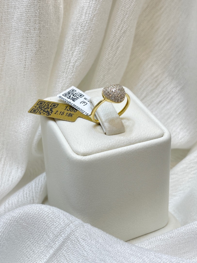 خاتم — اندريا جولد — عيار 18 — صورة 1