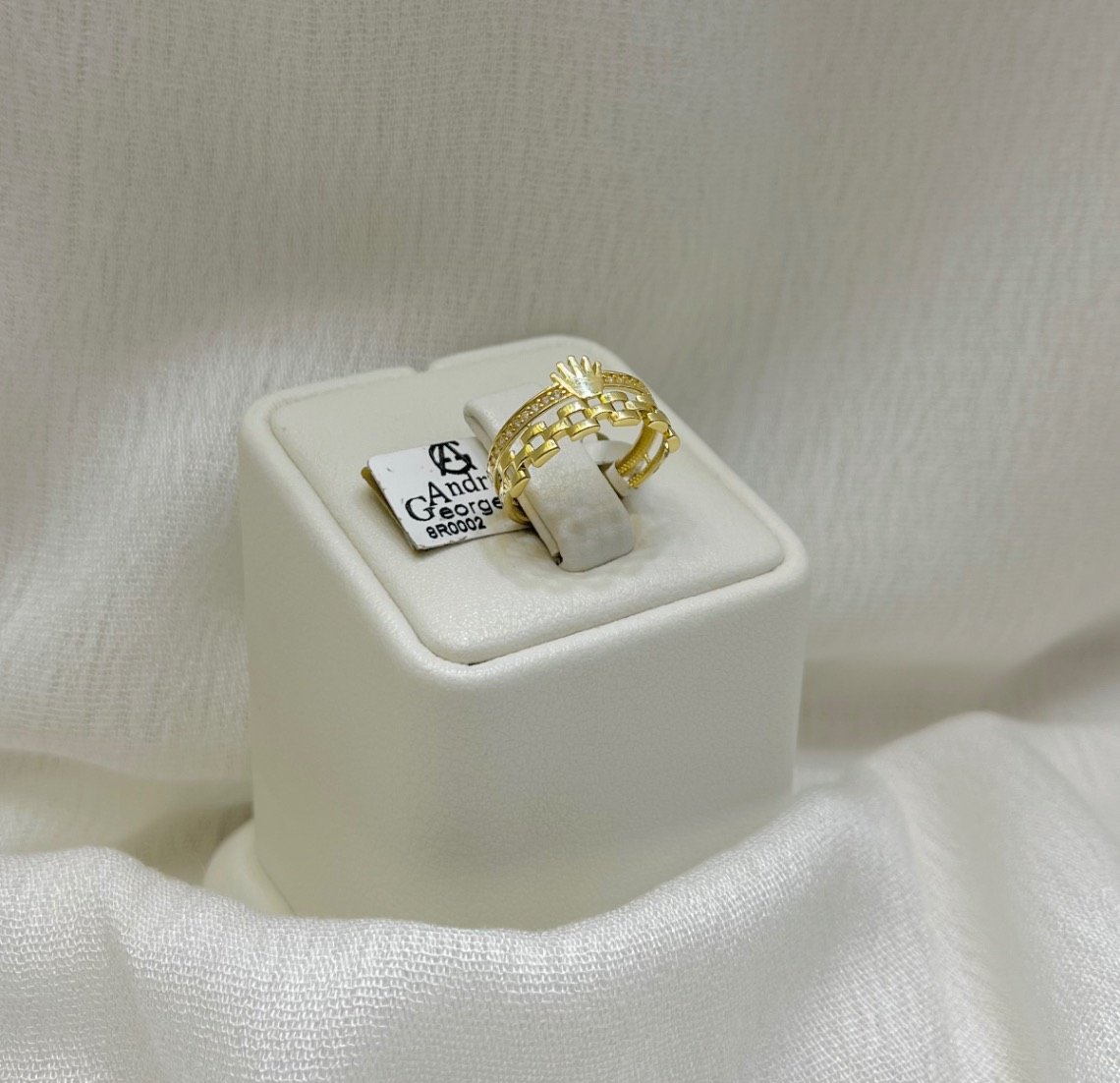 خاتم — اندريا جولد — عيار 18 — صورة 1