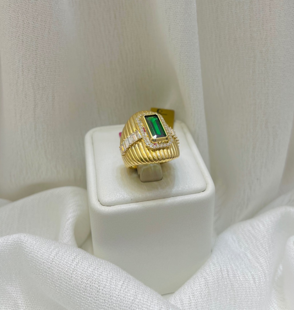 خاتم — لازوردي — عيار 18 — صورة 1