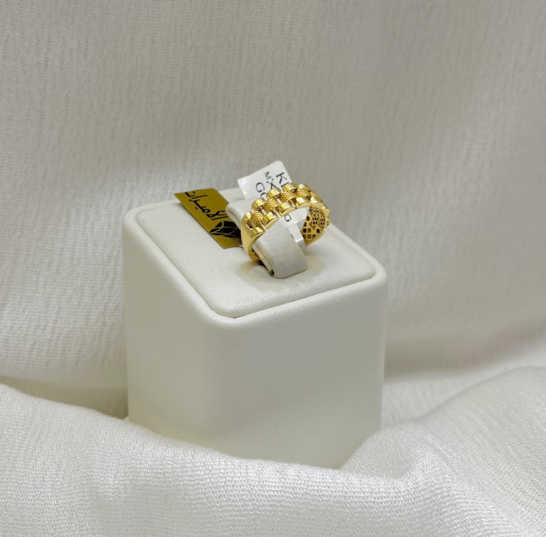 خاتم — كنج جولد — عيار 18 — صورة 1