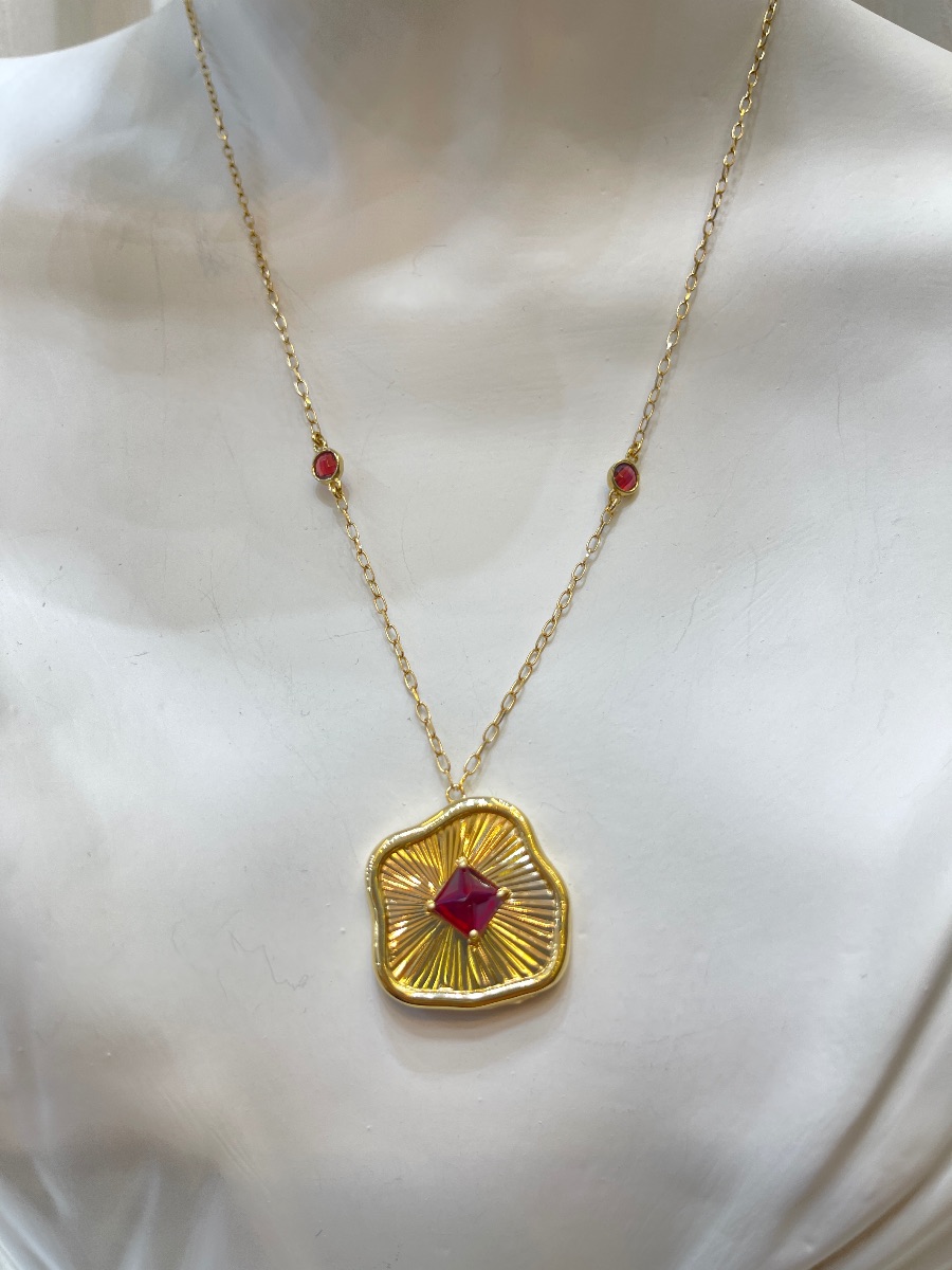 كوليه — لازوردي — عيار 18 — صورة 2