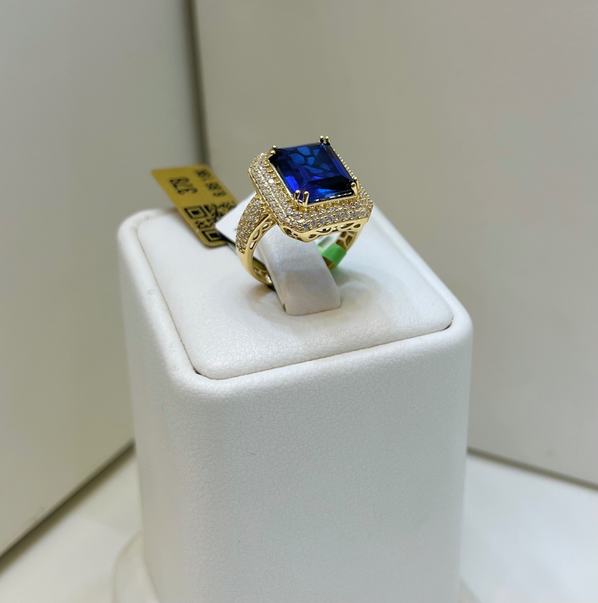 خاتم — لازوردي — عيار 18 — صورة 1