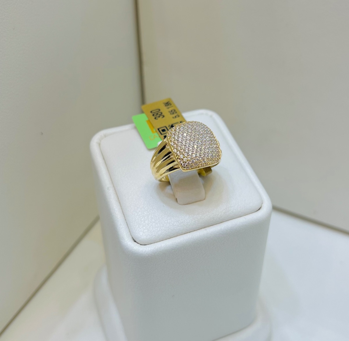 خاتم — لازوردي — عيار 18 — صورة 1