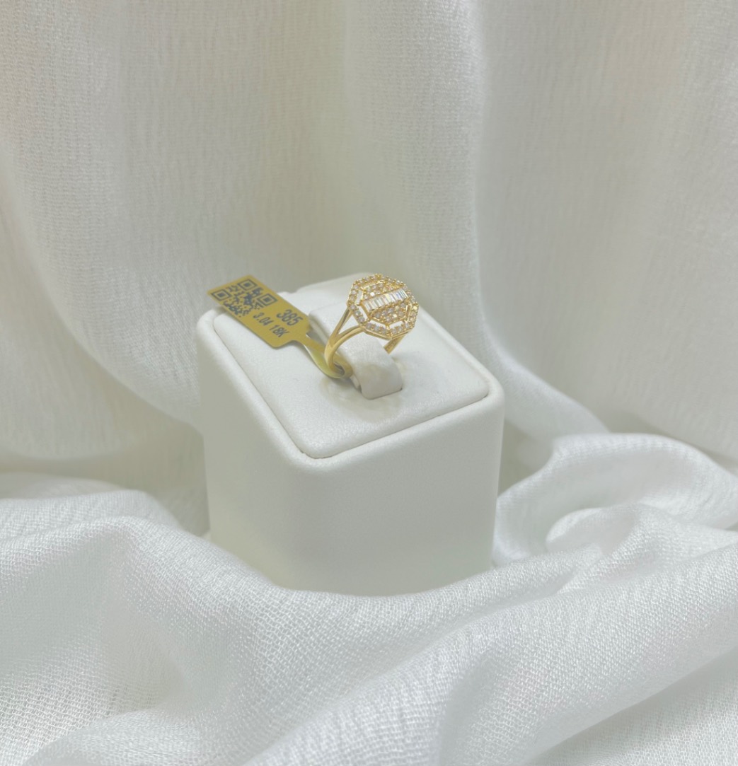 خاتم — لازوردي — عيار 18 — صورة 1