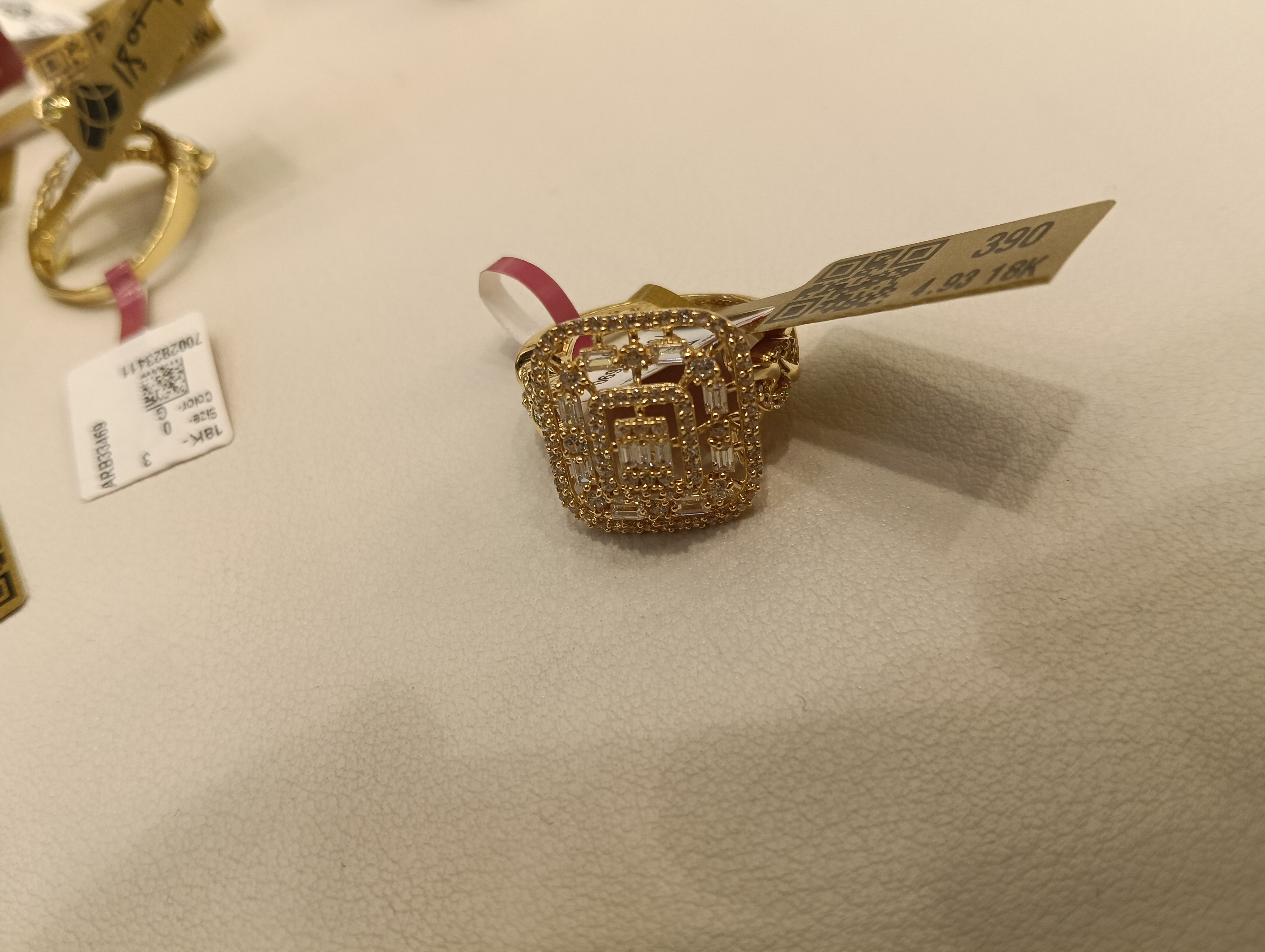 خاتم — لازوردي — عيار 18 — صورة 2