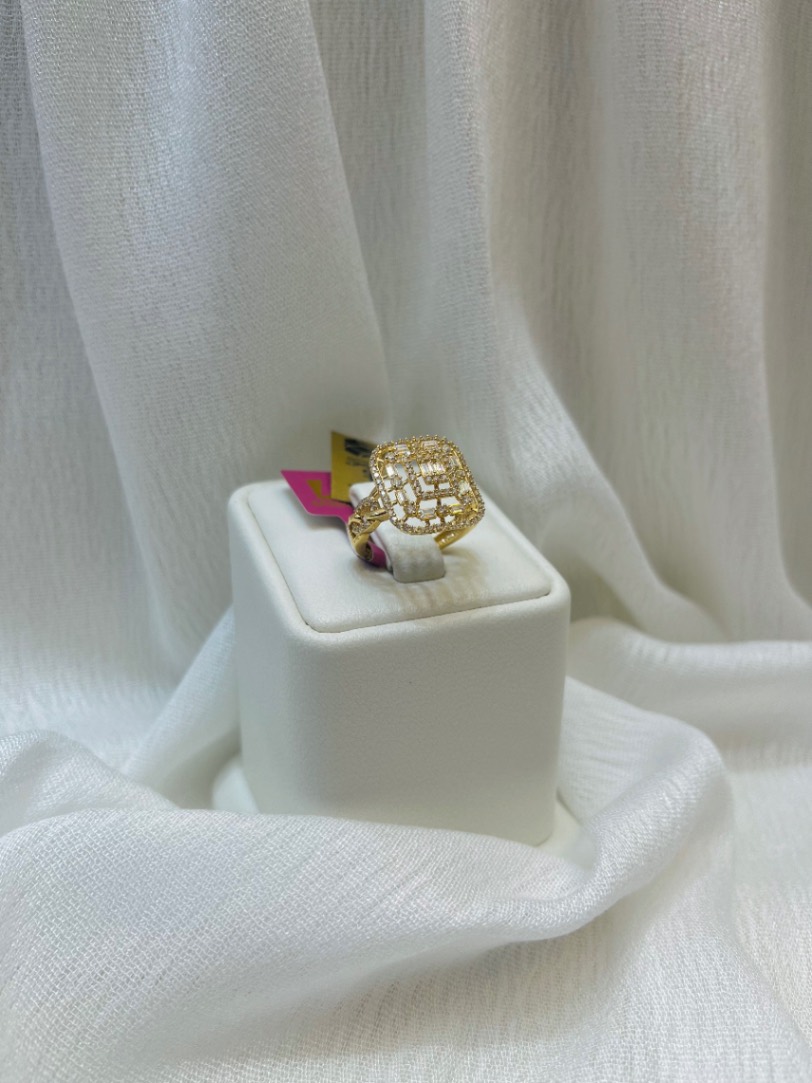 خاتم — لازوردي — عيار 18 — صورة 1