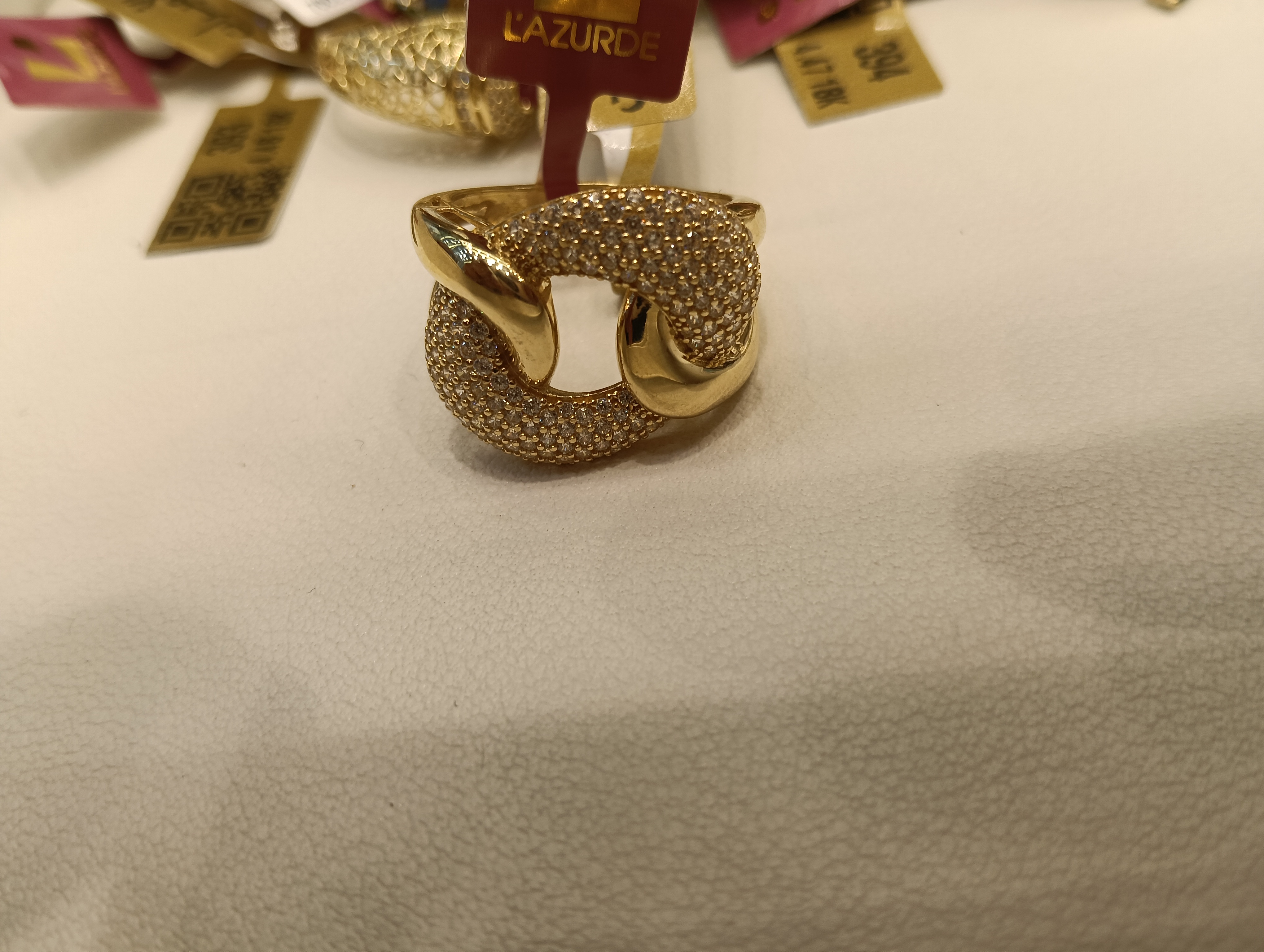 خاتم — لازوردي — عيار 18 — صورة 2