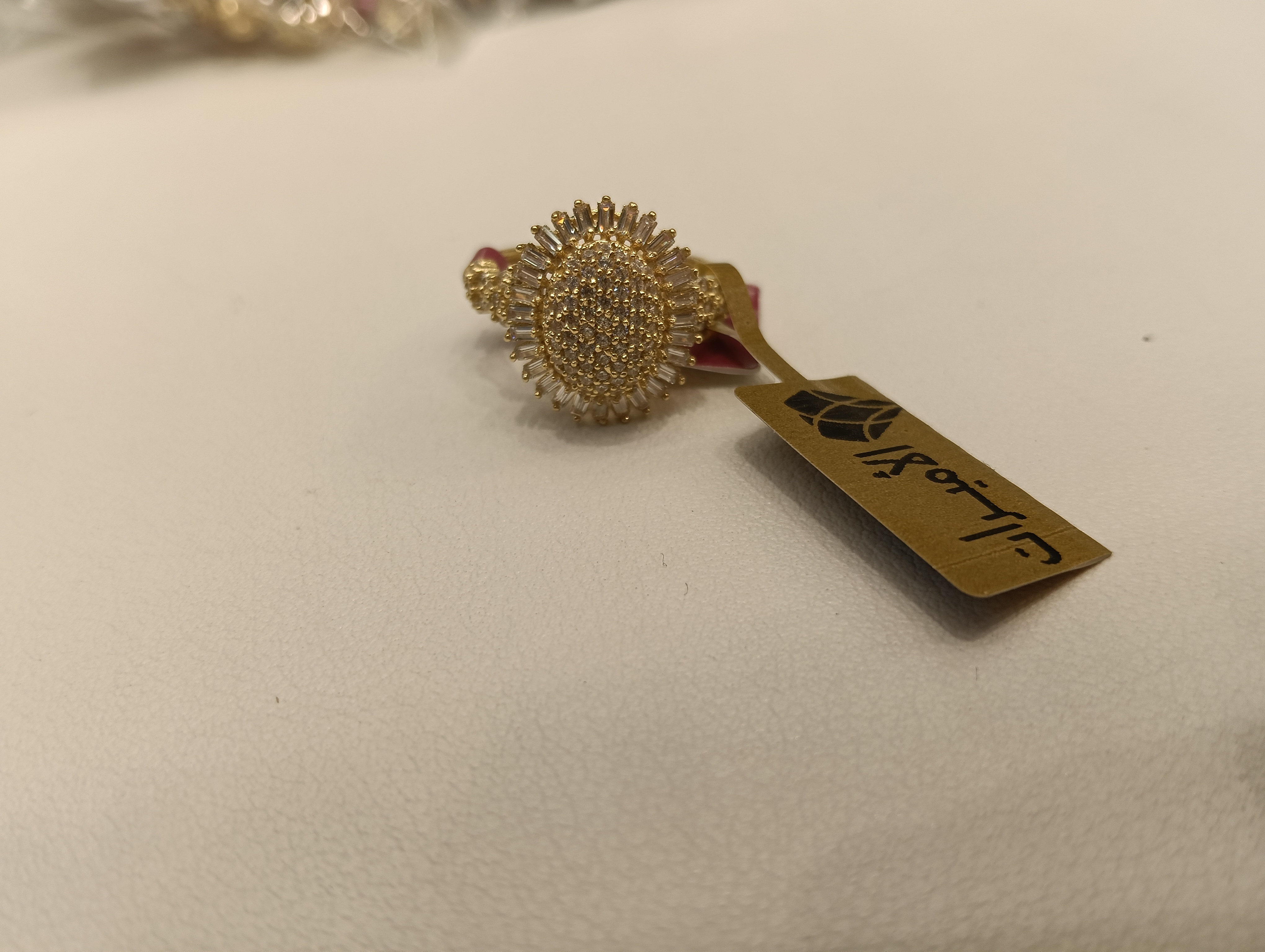 خاتم — لازوردي — عيار 18 — صورة 2