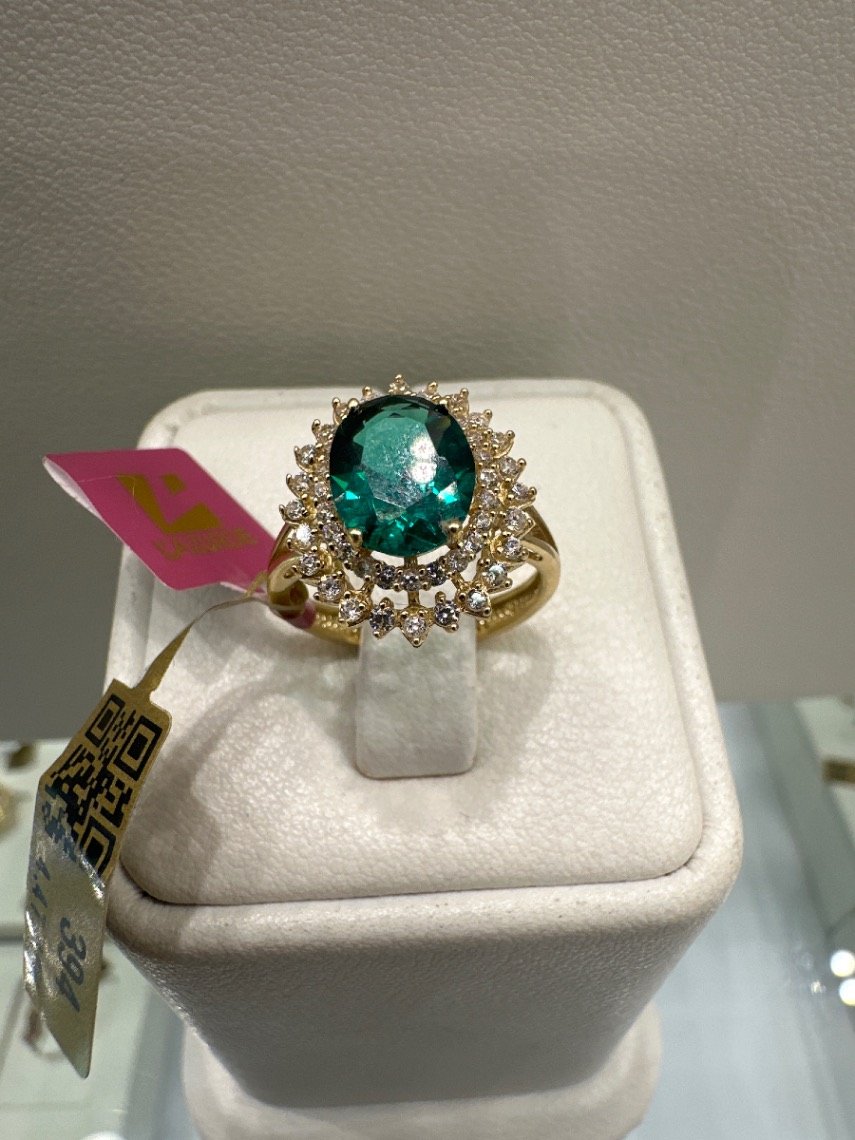 خاتم — لازوردي — عيار 18 — صورة 3