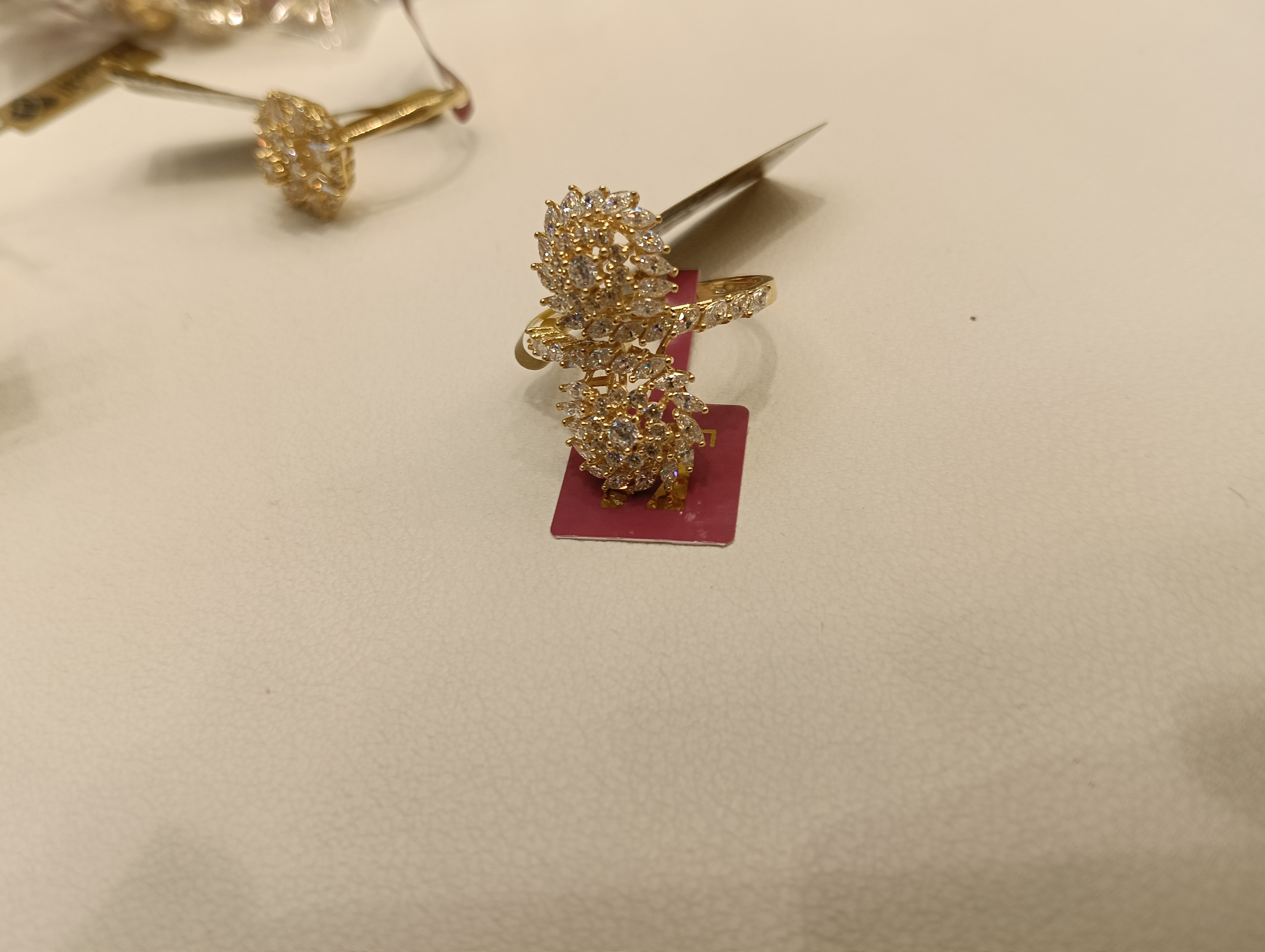 خاتم — لازوردي — عيار 18 — صورة 2