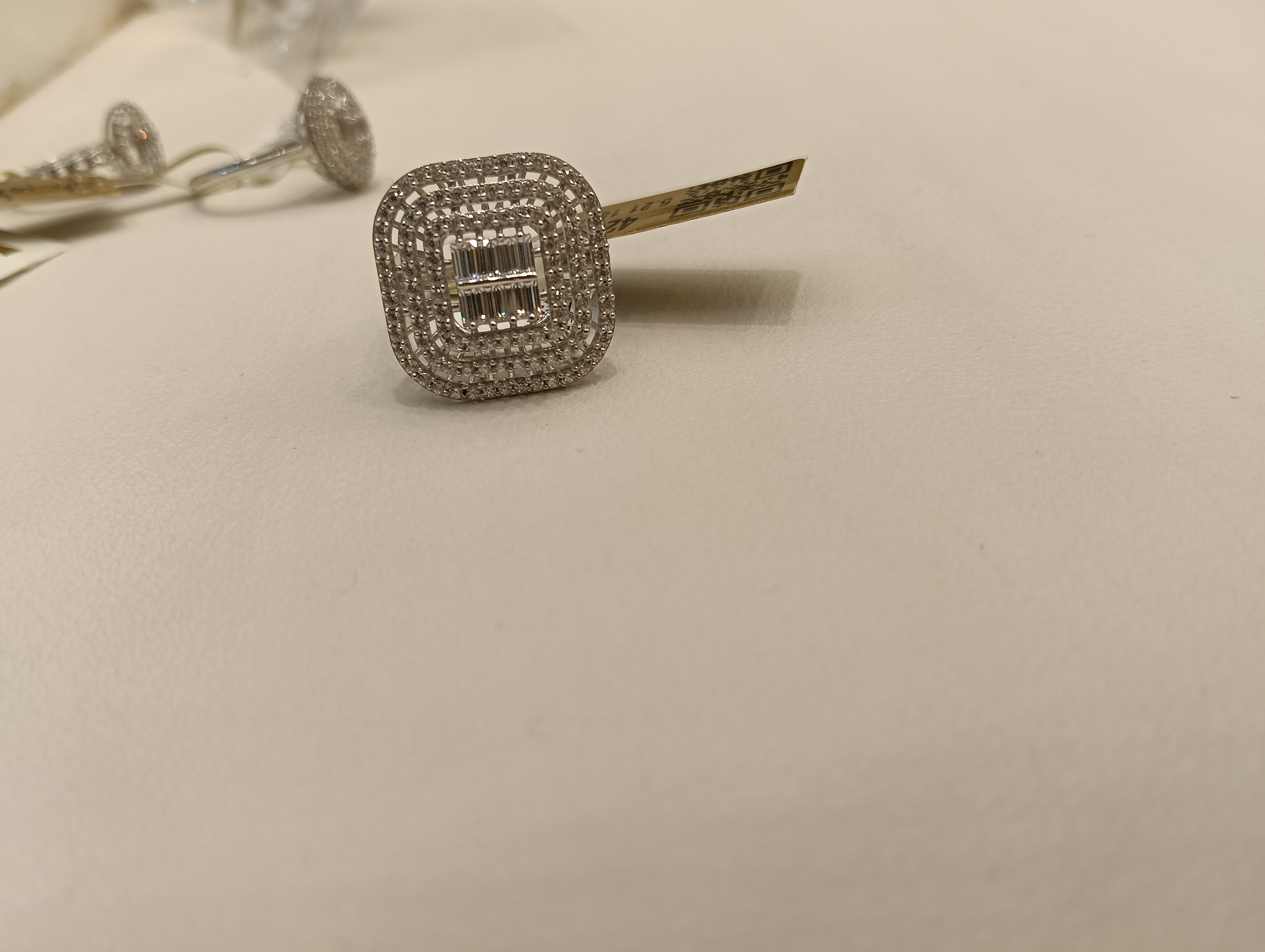 خاتم — لازوردي — عيار 18 — صورة 1