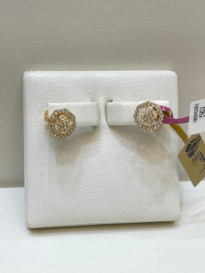 حلق — لازوردي — عيار 18 — صورة 1