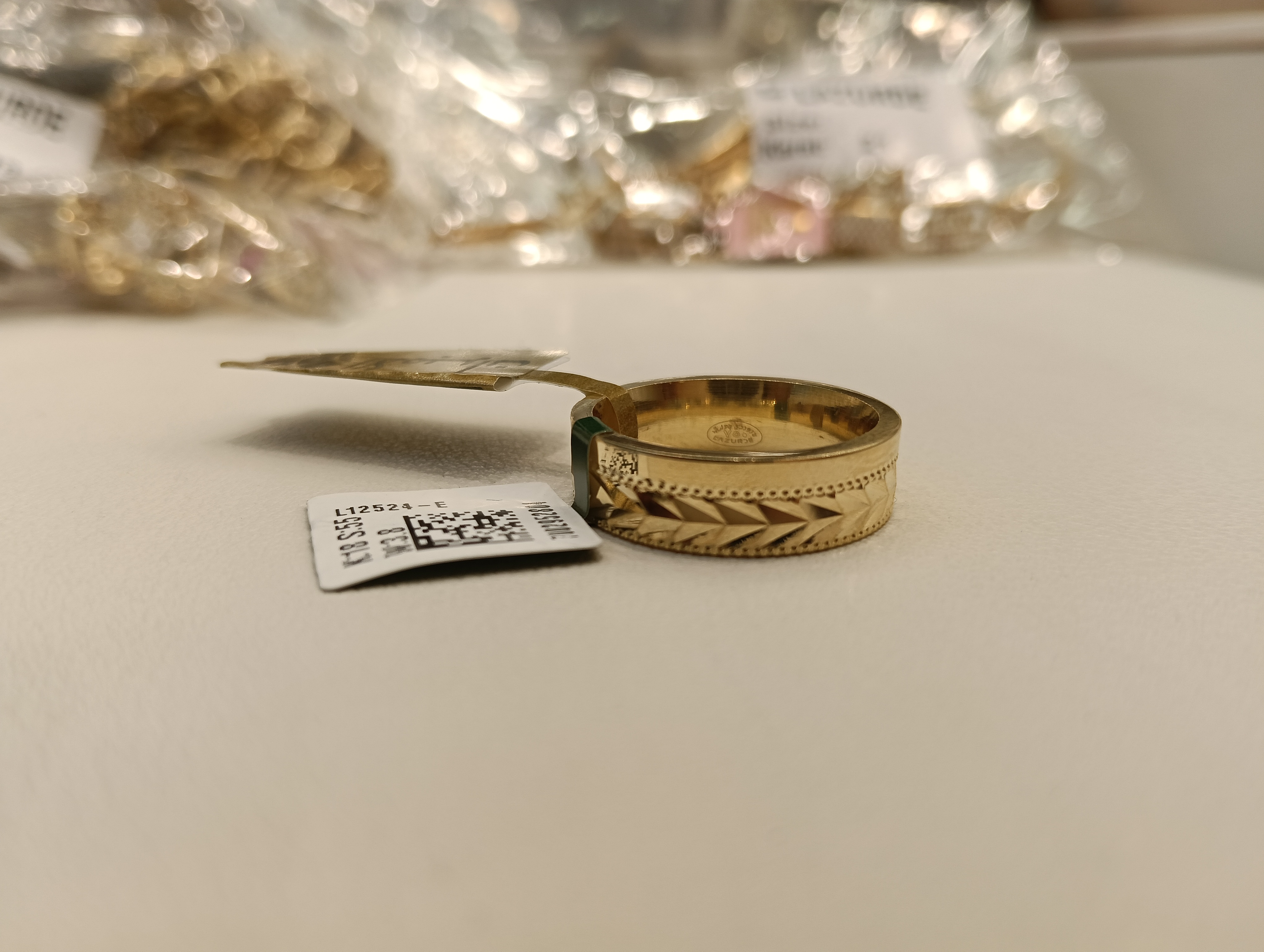 دبلة — لازوردي — عيار 18 — صورة 2