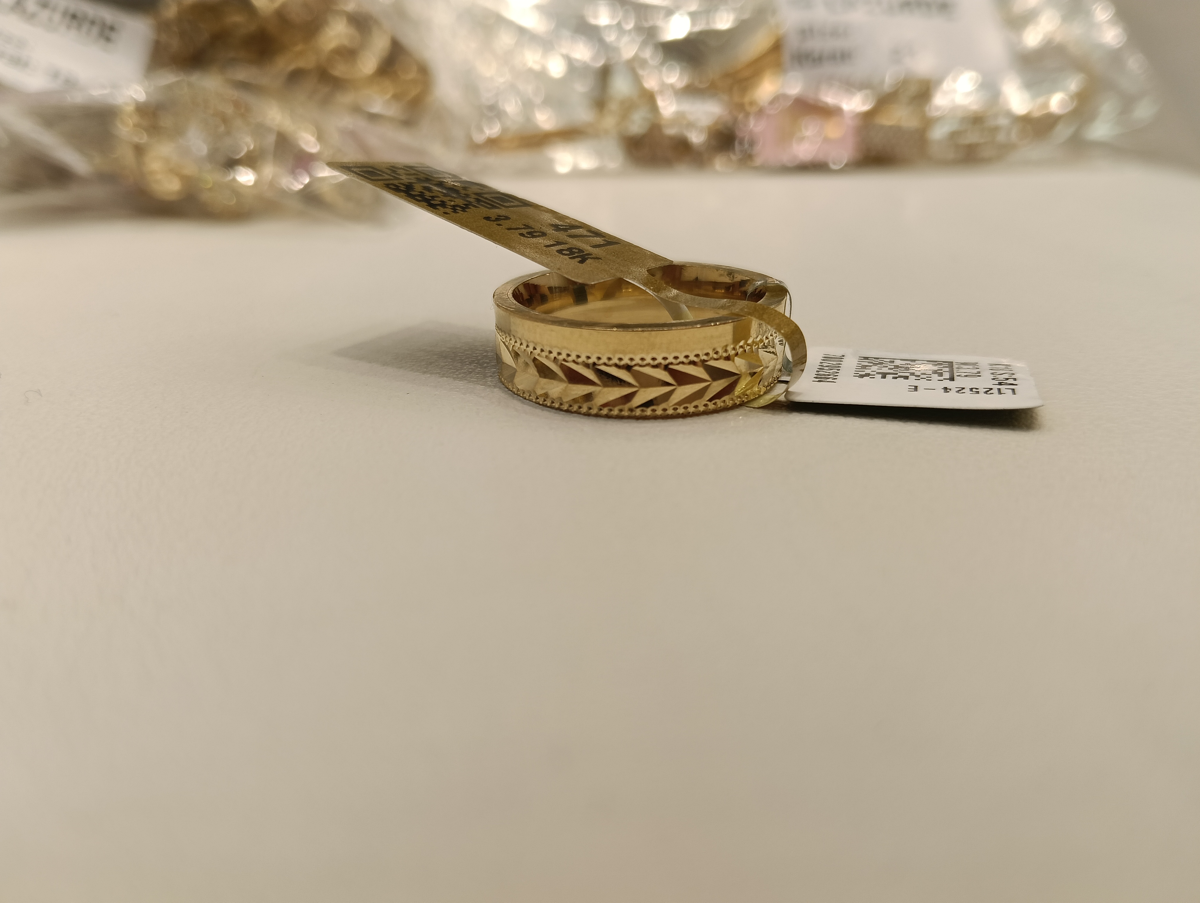 دبلة — لازوردي — عيار 18 — صورة 3