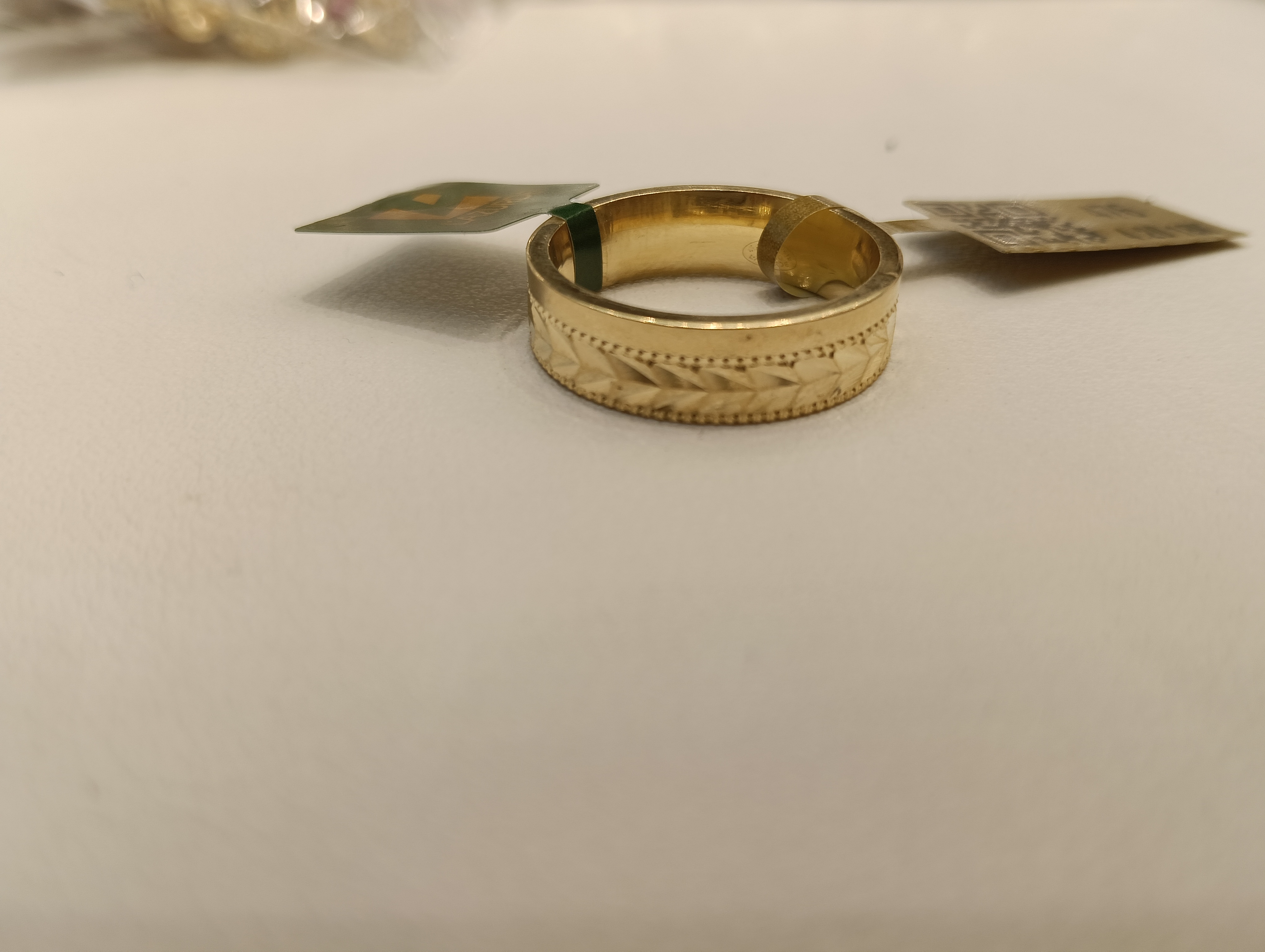 دبلة — لازوردي — عيار 18 — صورة 2