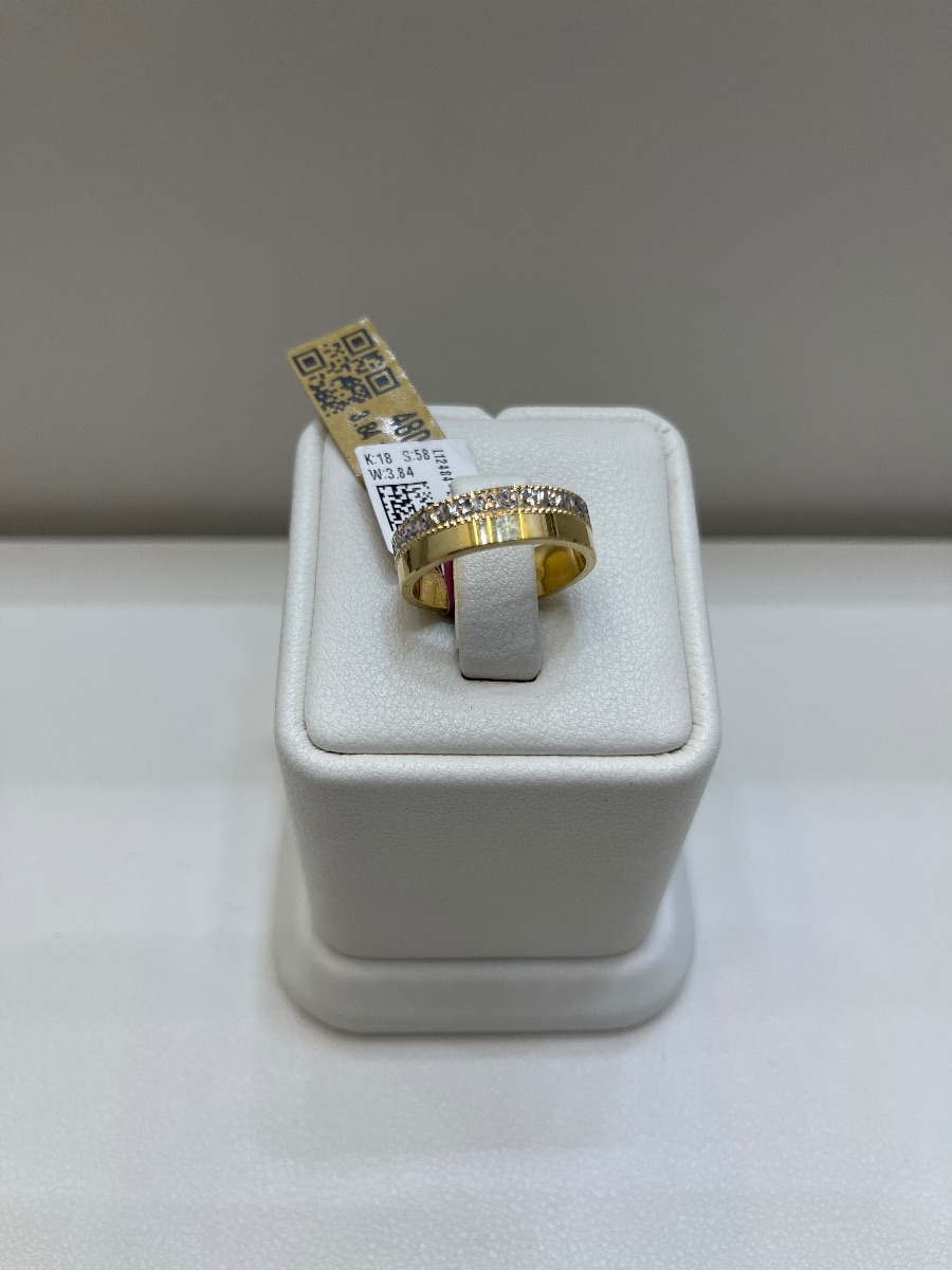 دبلة — لازوردي — عيار 18 — صورة 3