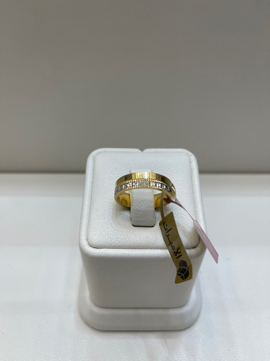 دبلة — لازوردي — عيار 18 — صورة 4