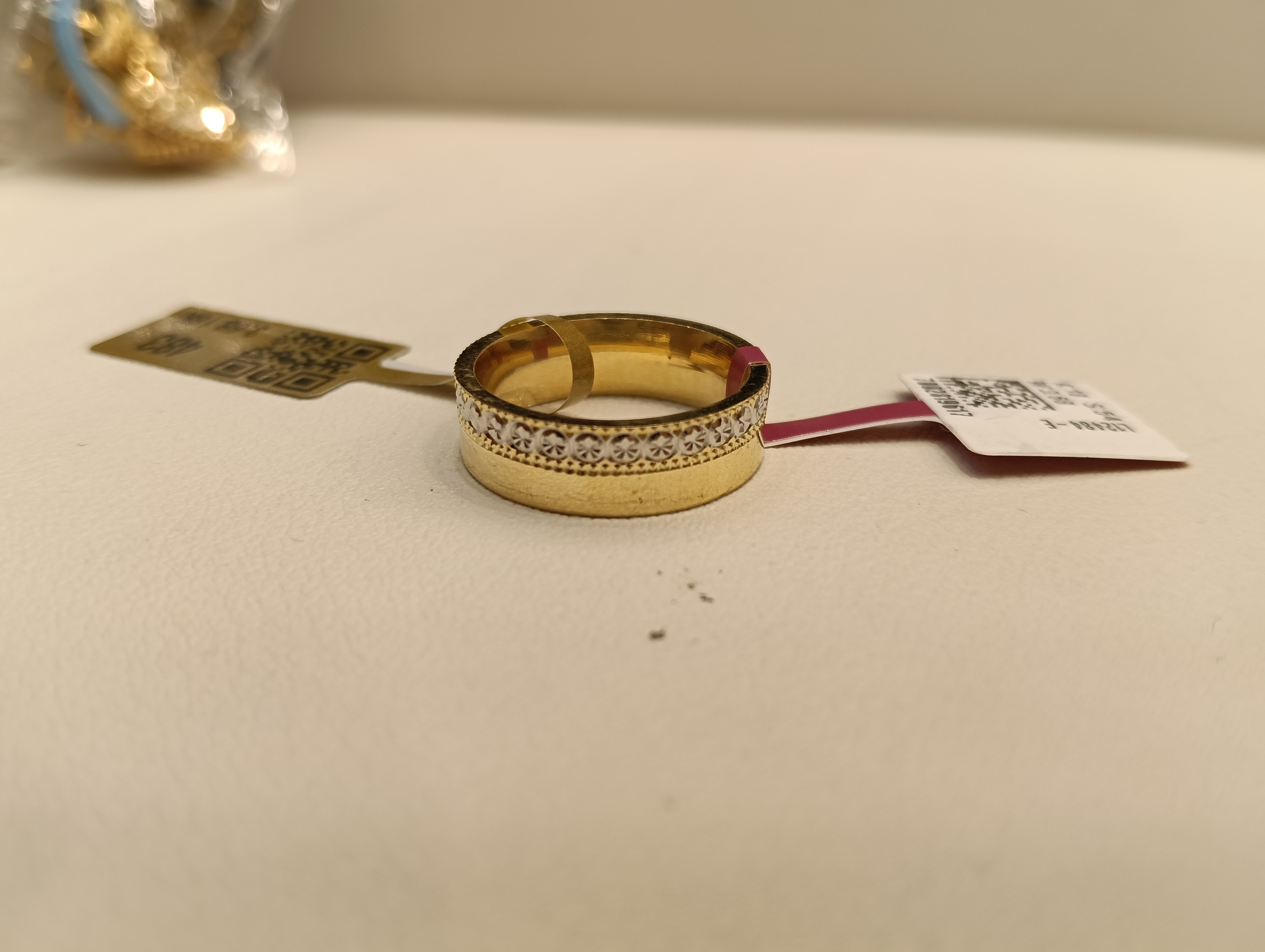 دبلة — لازوردي — عيار 18 — صورة 1