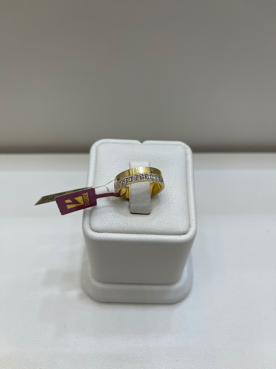 دبلة — لازوردي — عيار 18 — صورة 3