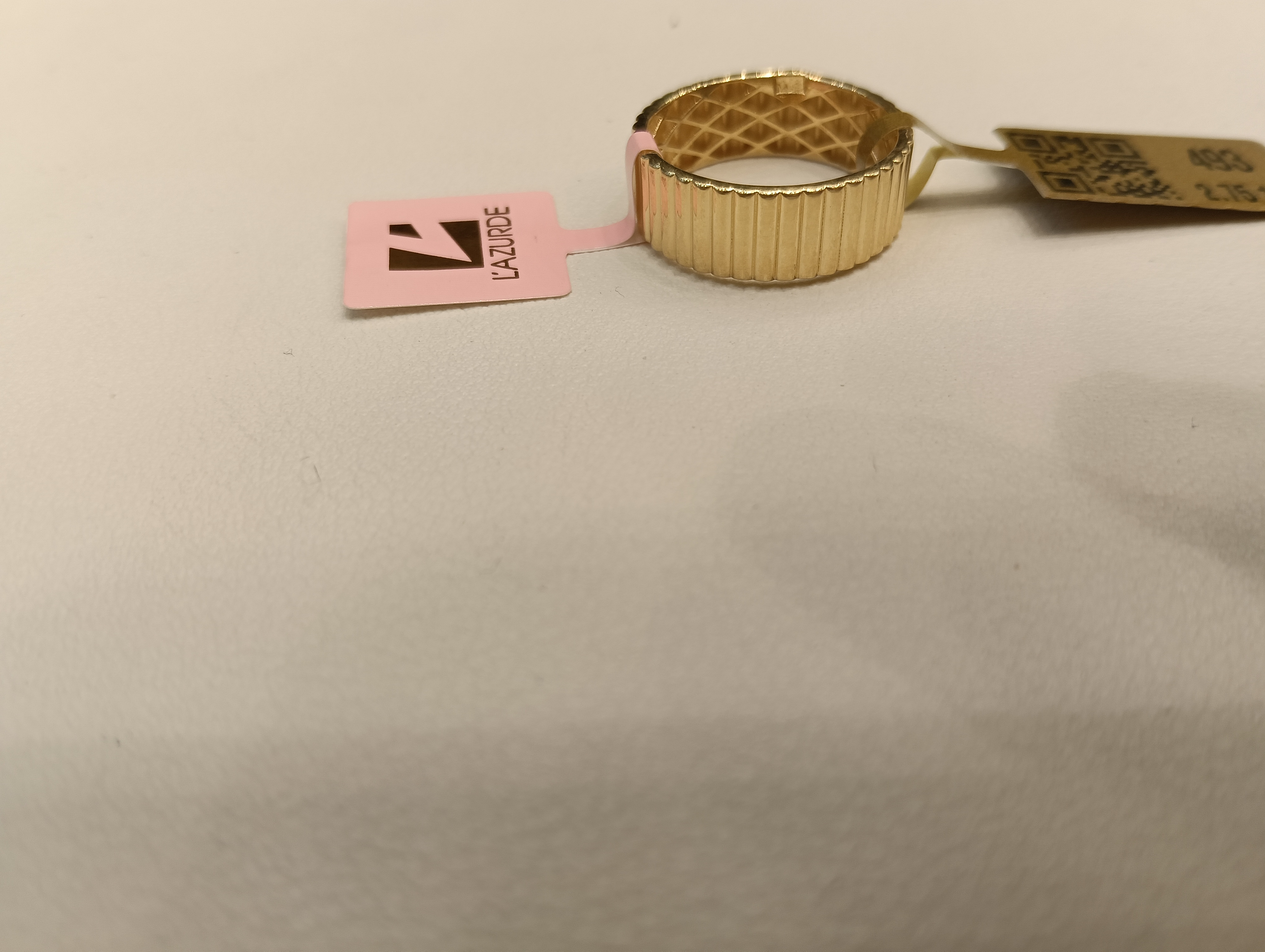 دبلة — لازوردي — عيار 18 — صورة 2