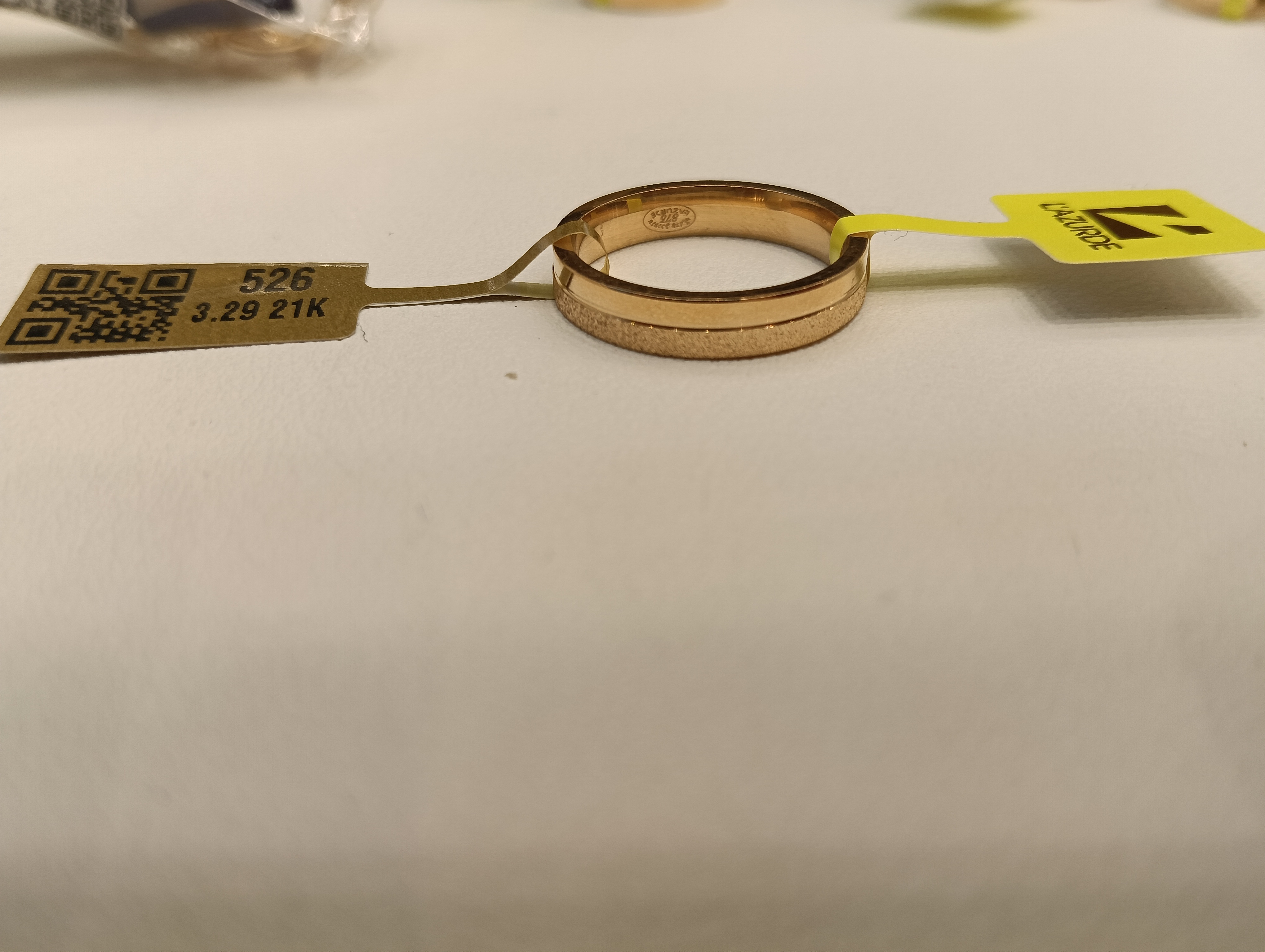 دبلة — لازوردي — عيار 21 — صورة 2