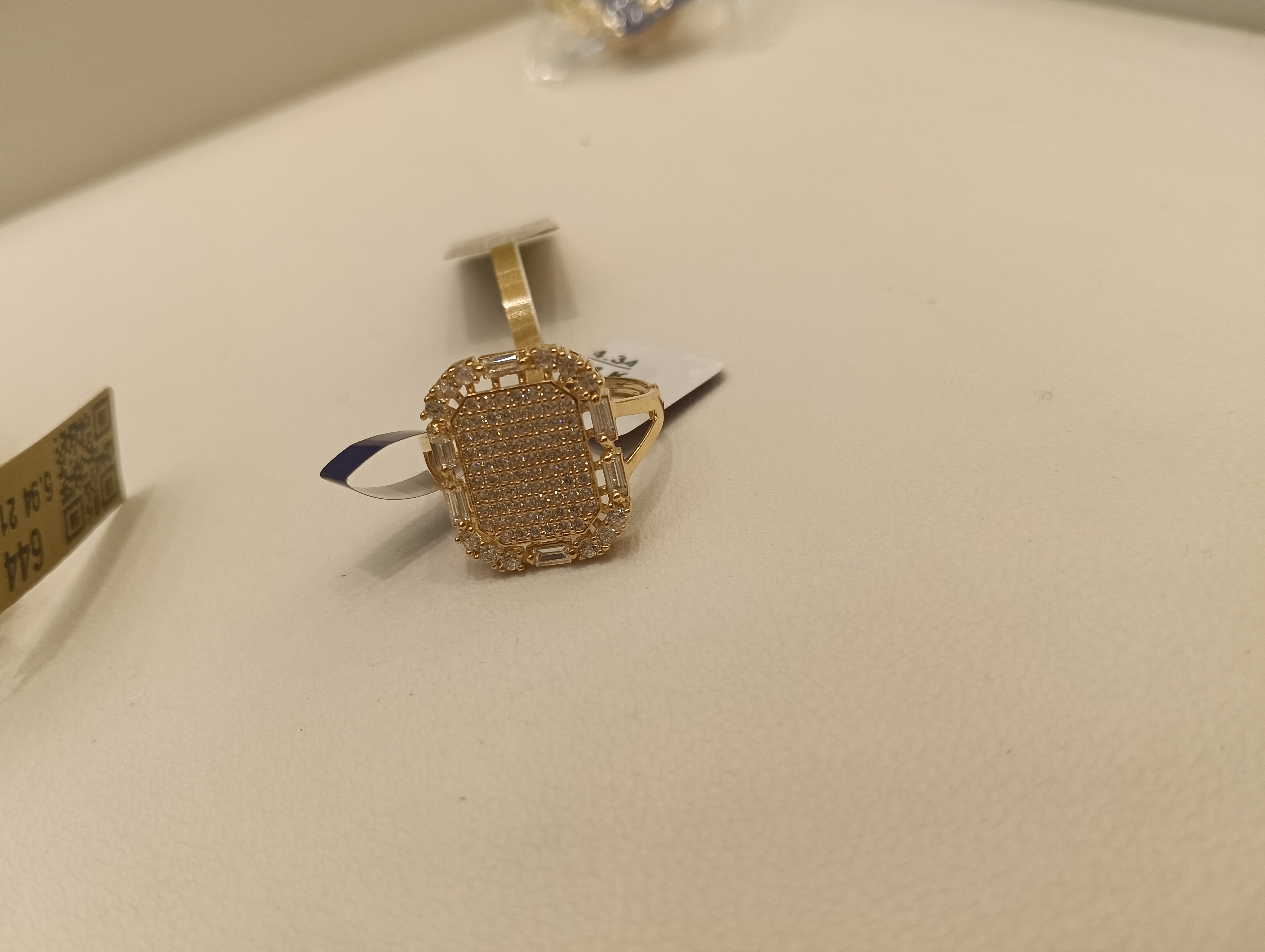 خاتم — ستار جولد — عيار 21 — صورة 2