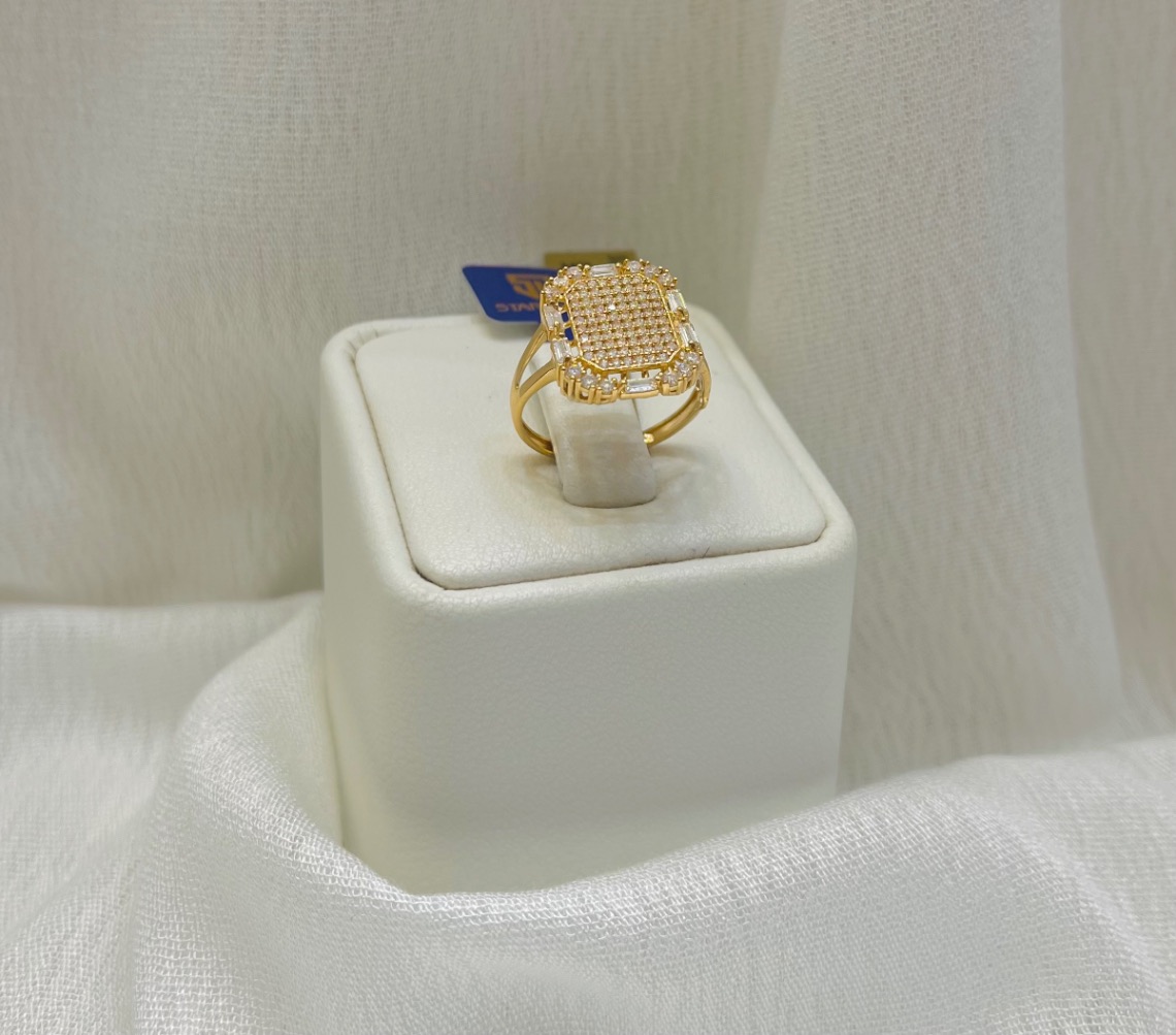 خاتم — ستار جولد — عيار 21 — صورة 1