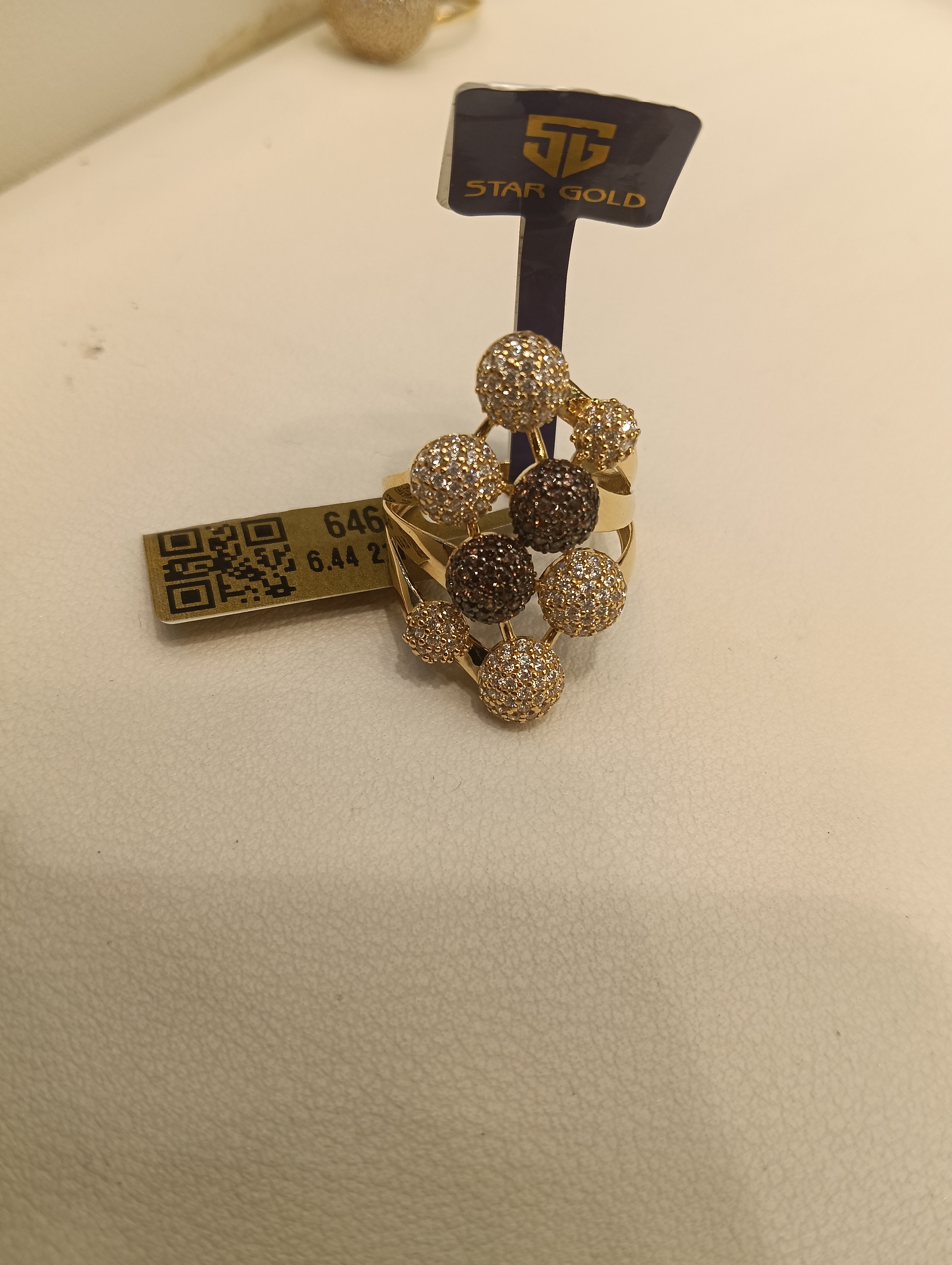 خاتم — ستار جولد — عيار 21 — صورة 2