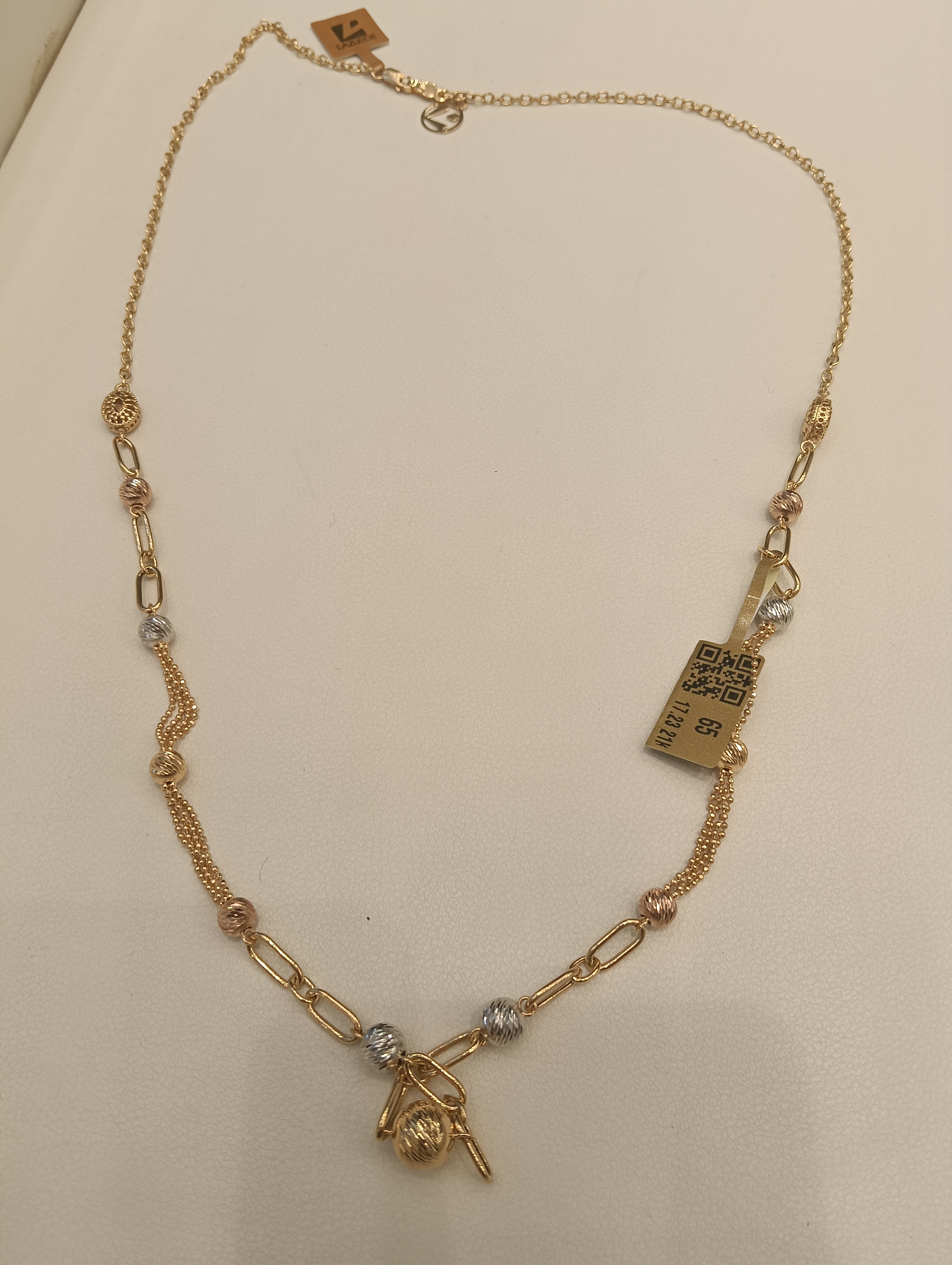 كوليه — لازوردي — عيار 21 — صورة 3