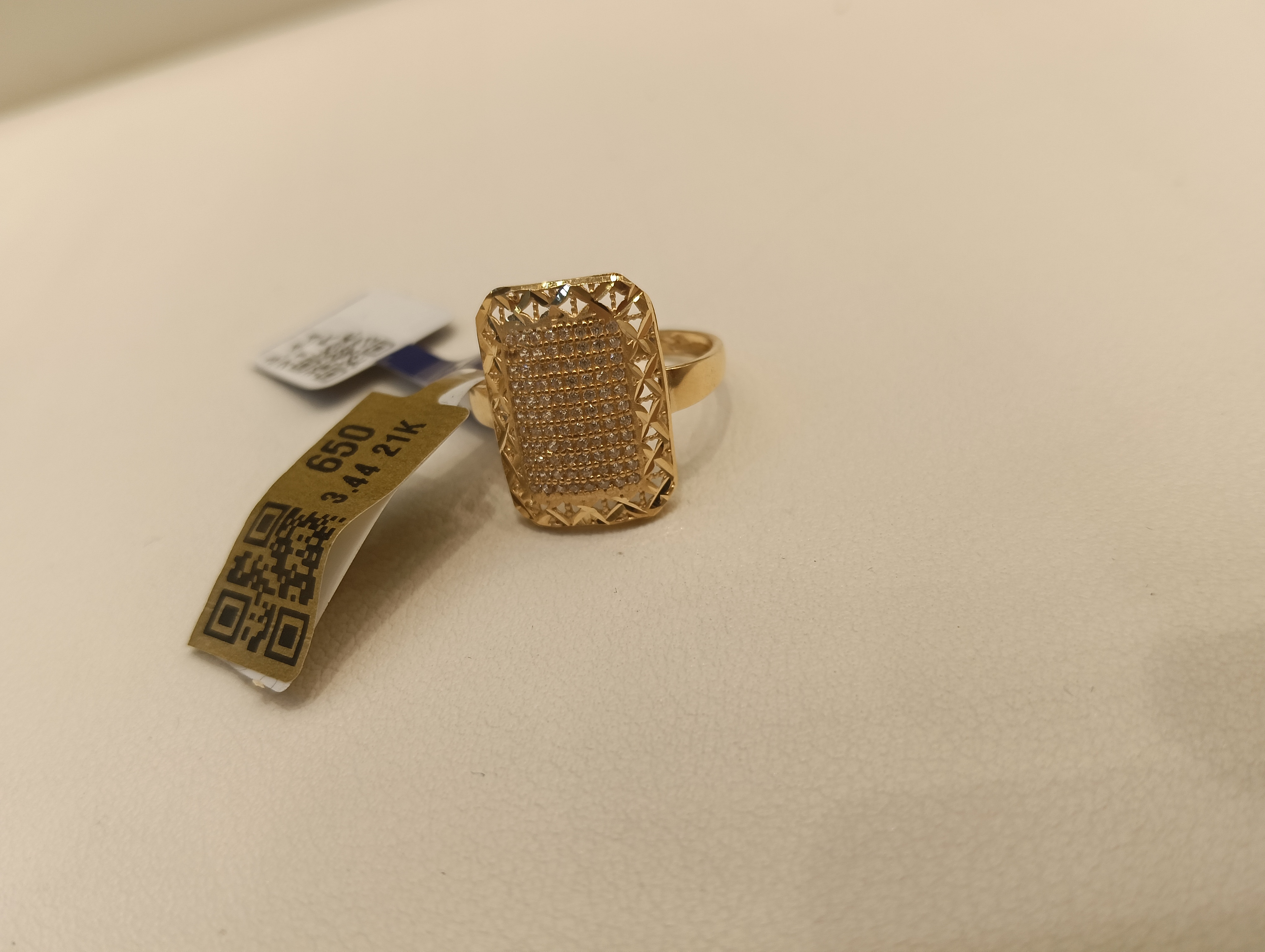 خاتم — ستار جولد — عيار 21 — صورة 2