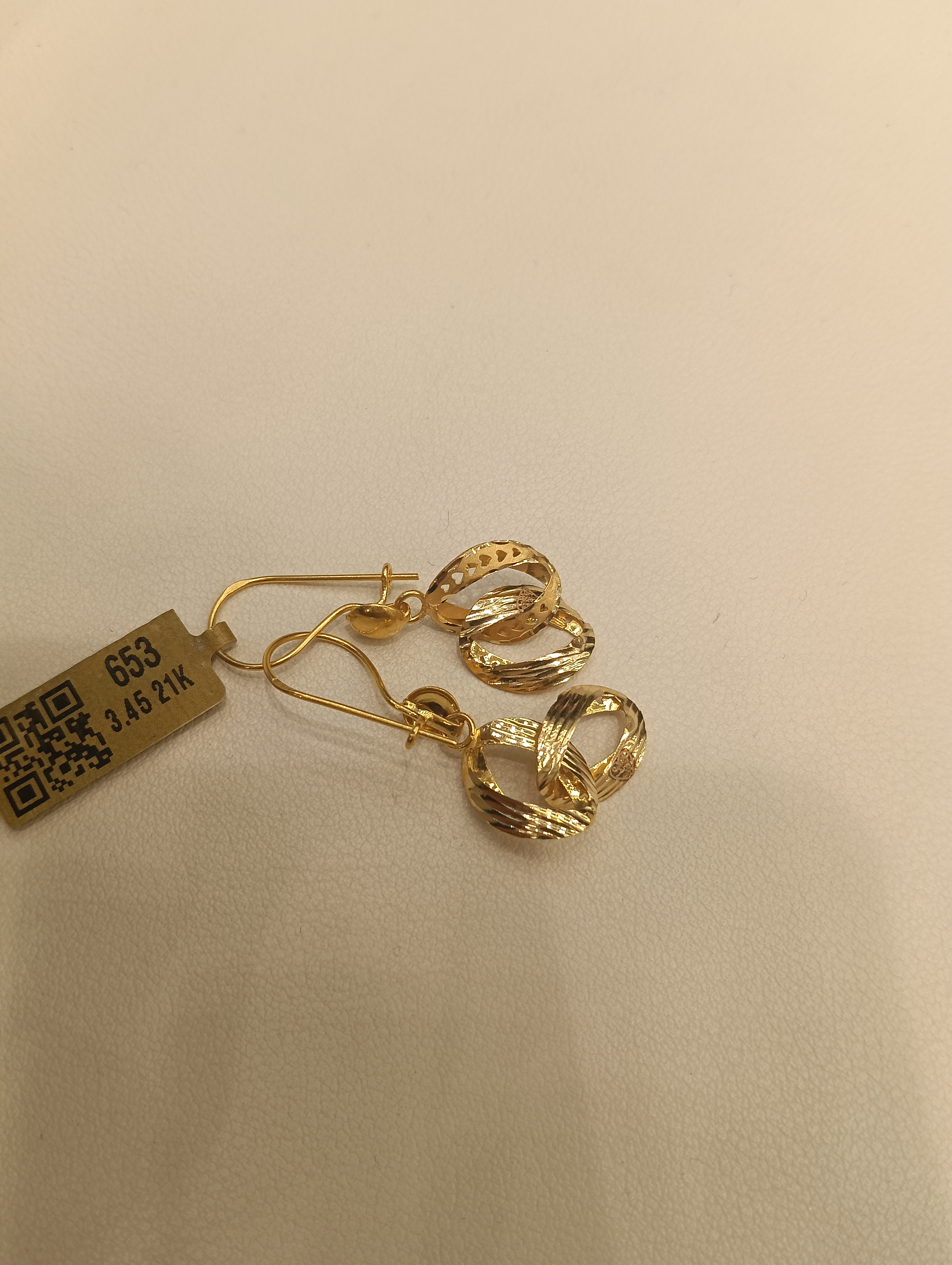 حلق — ستار جولد — عيار 21 — صورة 1