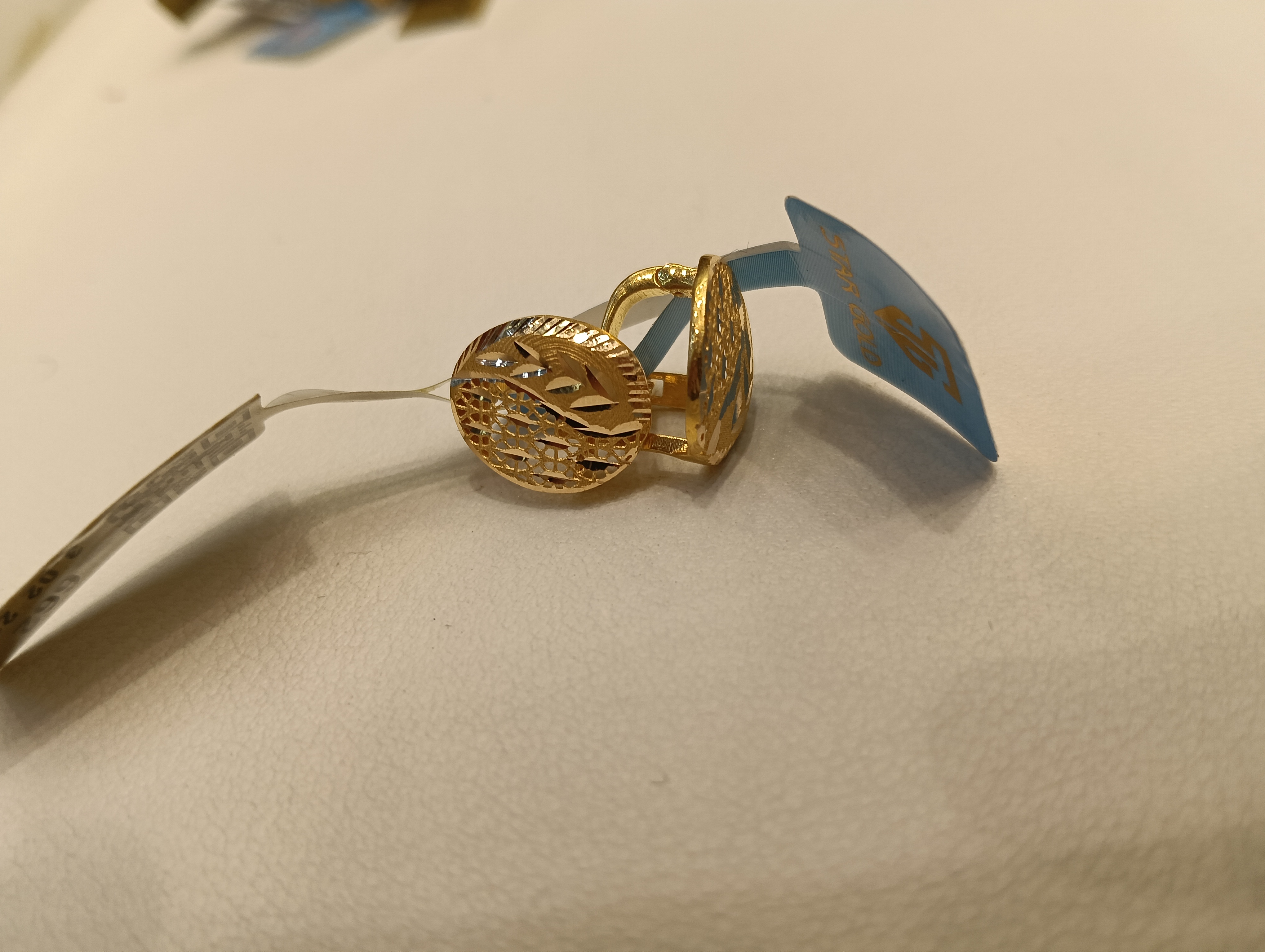 حلق — ستار جولد — عيار 21 — صورة 1