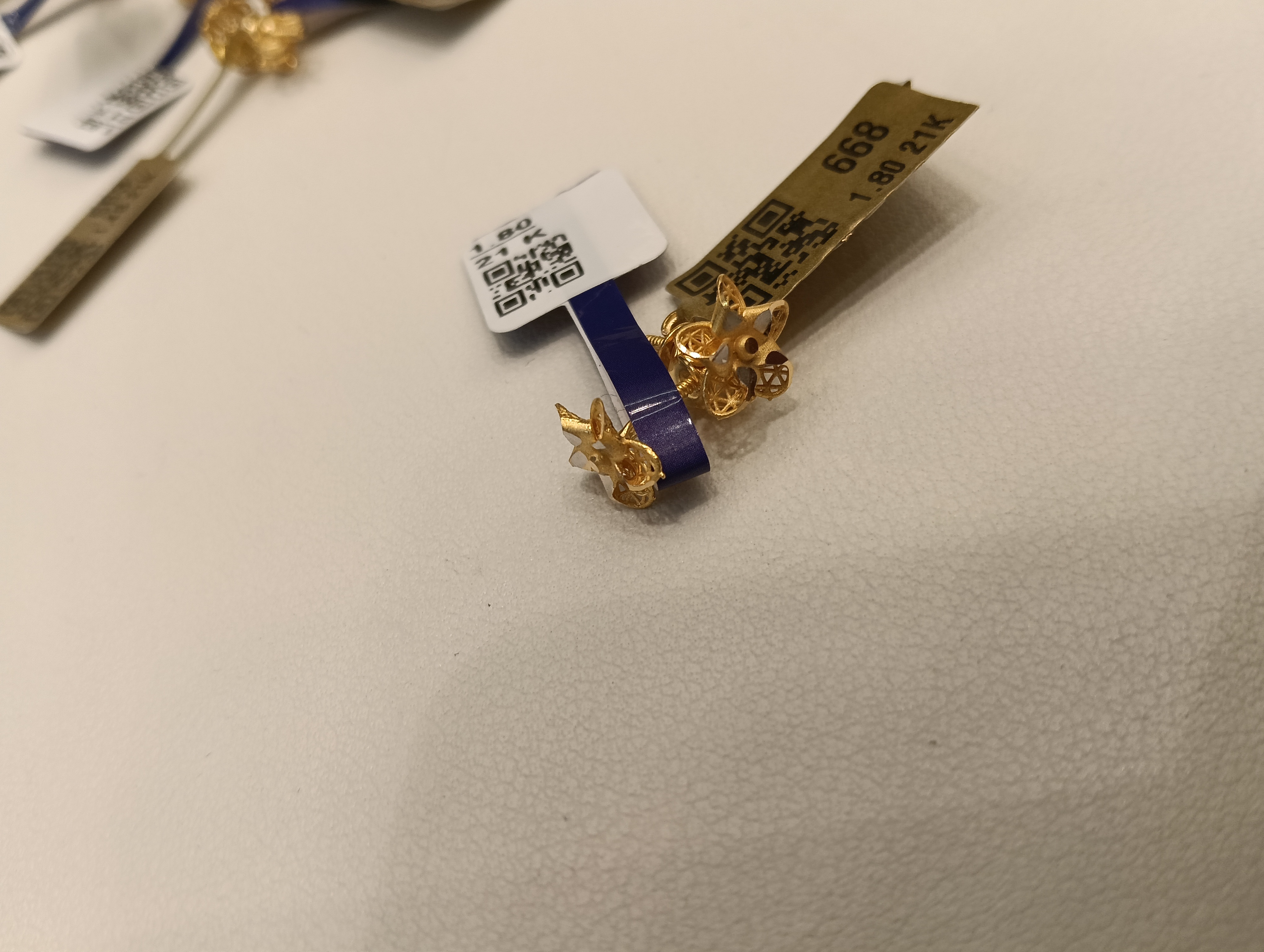 حلق — ستار جولد — عيار 21 — صورة 1