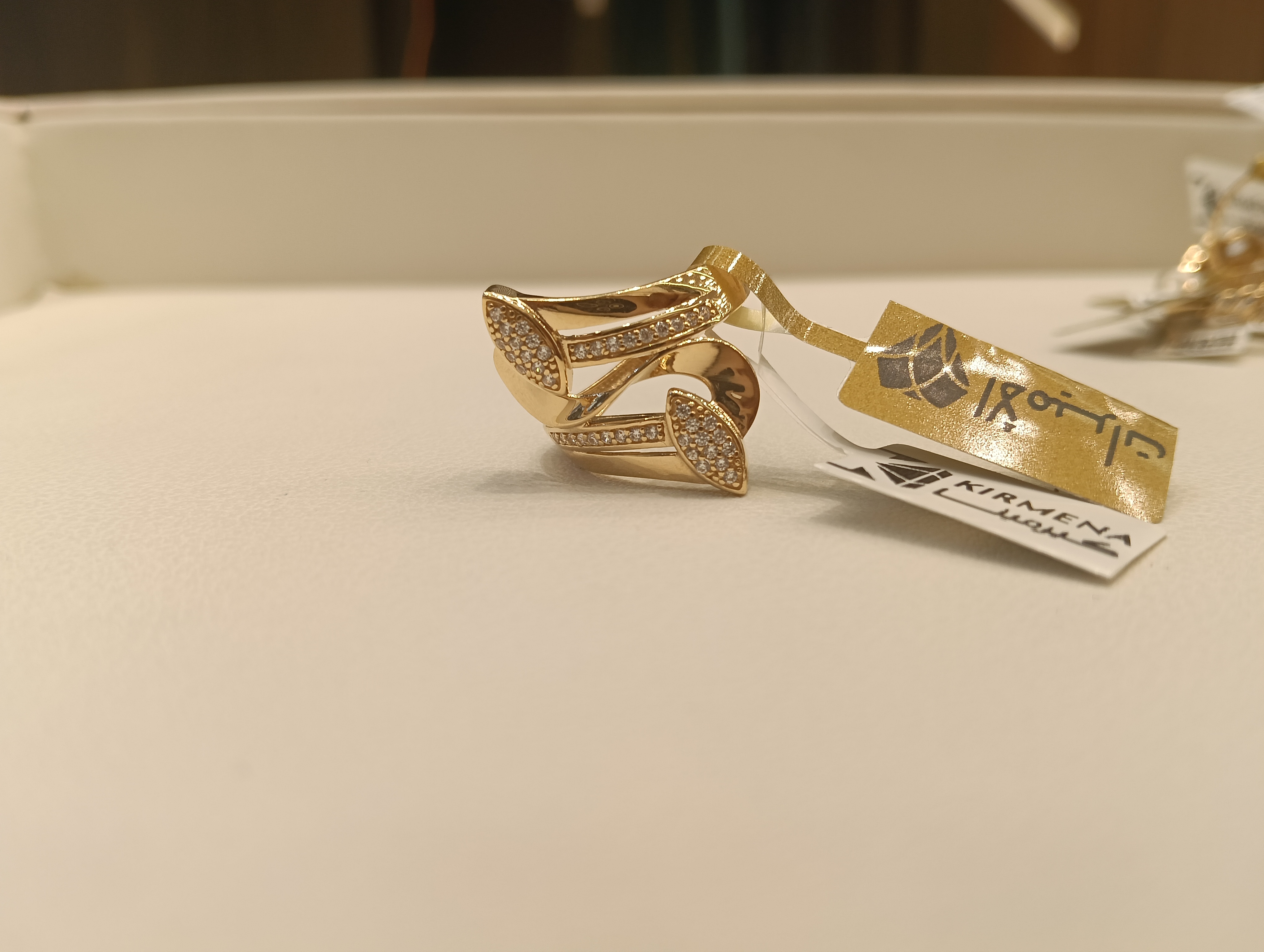 خاتم — كيرمينا — عيار 21 — صورة 2