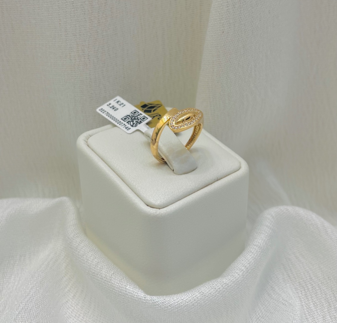 خاتم — كيرمينا — عيار 21 — صورة 1